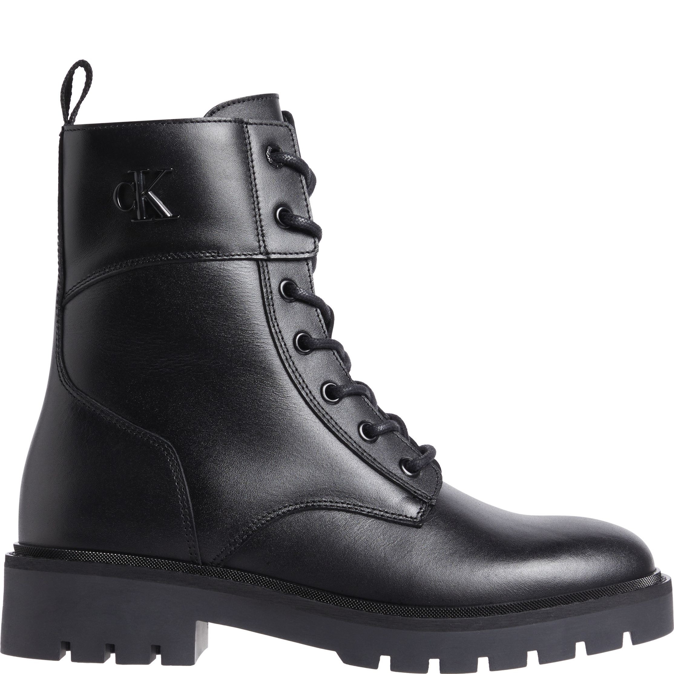CALVIN KLEIN JEANS Aulinukai moterims, Juoda, Combat boot zip 2