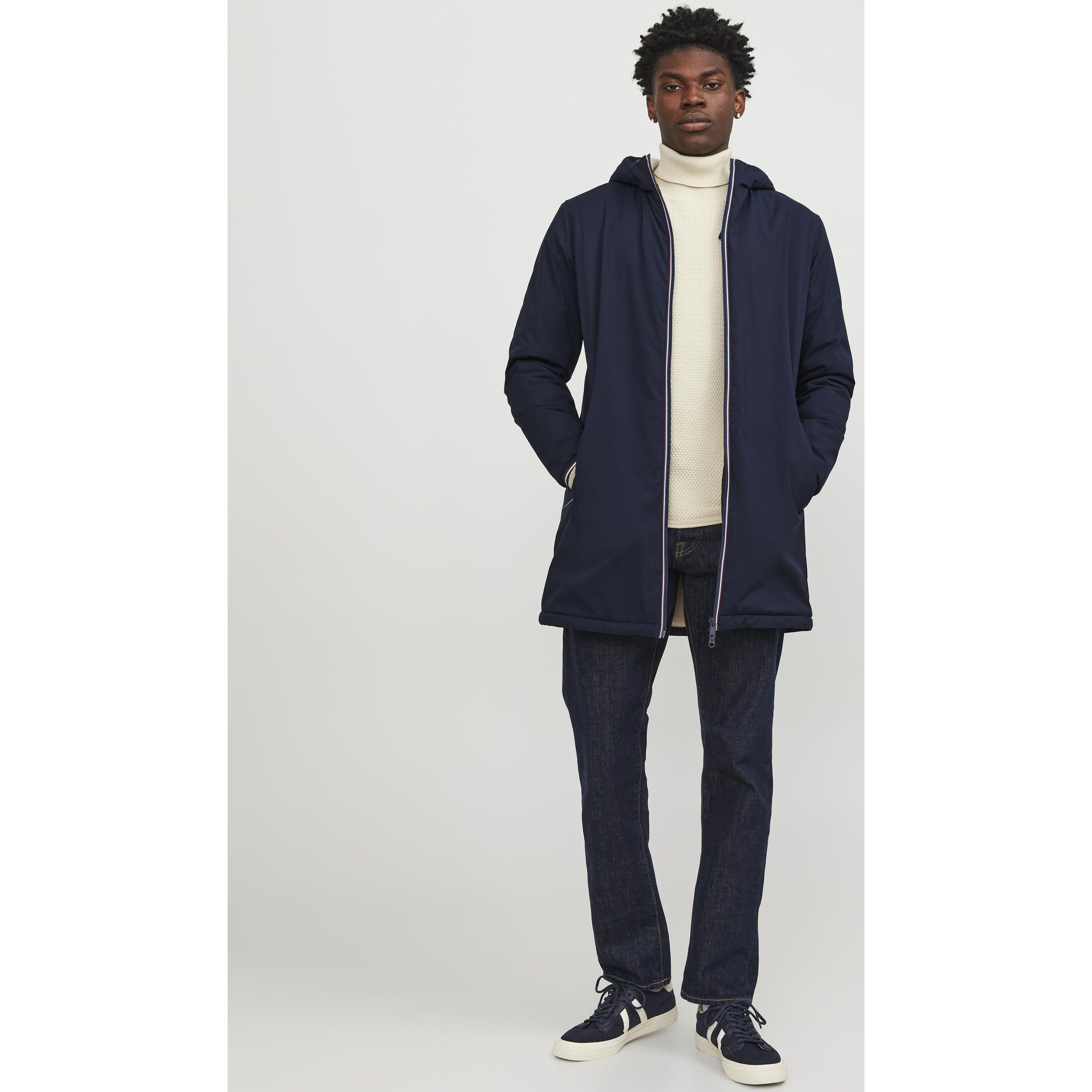 JACK & JONES Pūkinė striukė vyrams, Mėlyna, Striukės 6