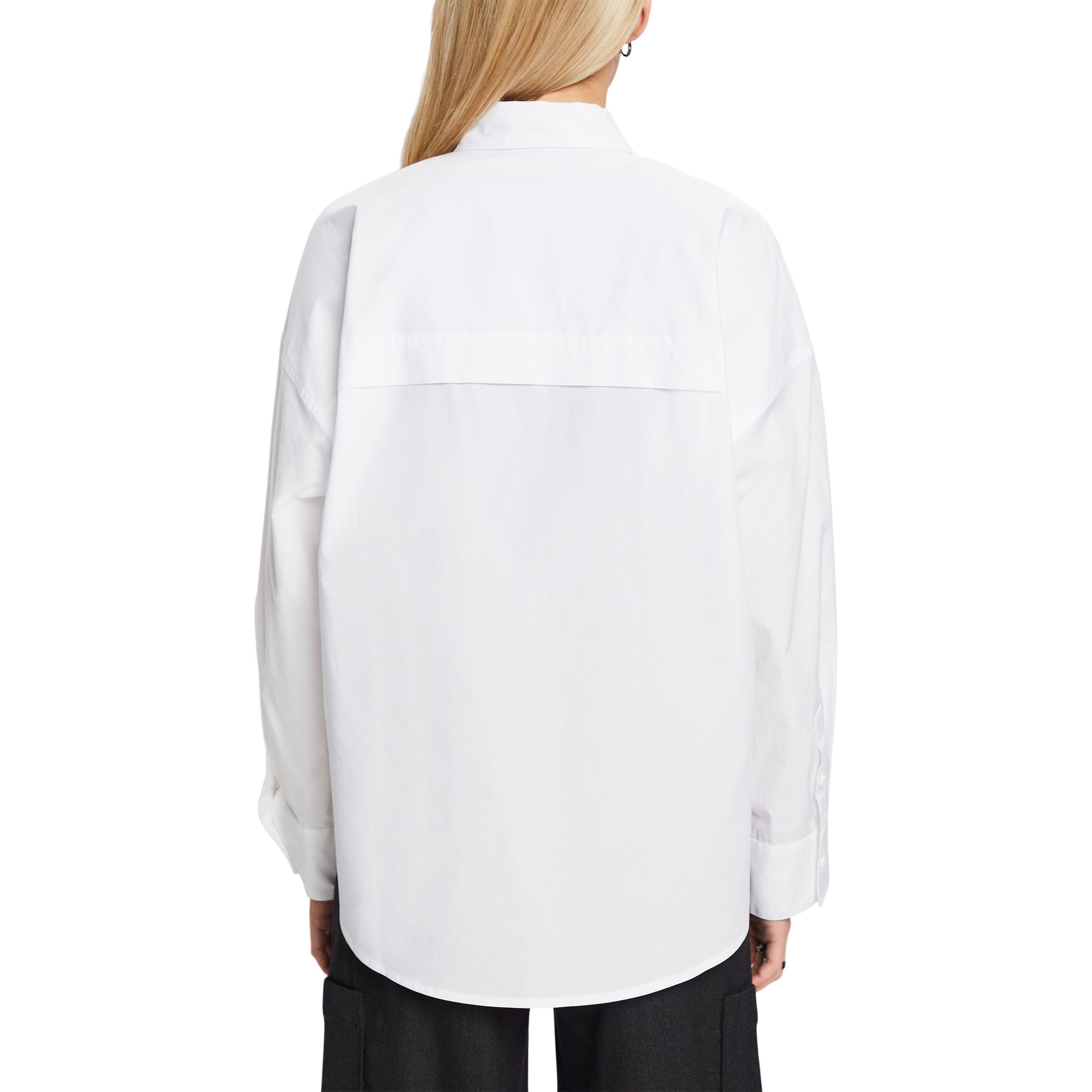 ESPRIT Palaidinės moterims, Balta, Long Sleeve Poplin Shirt 3