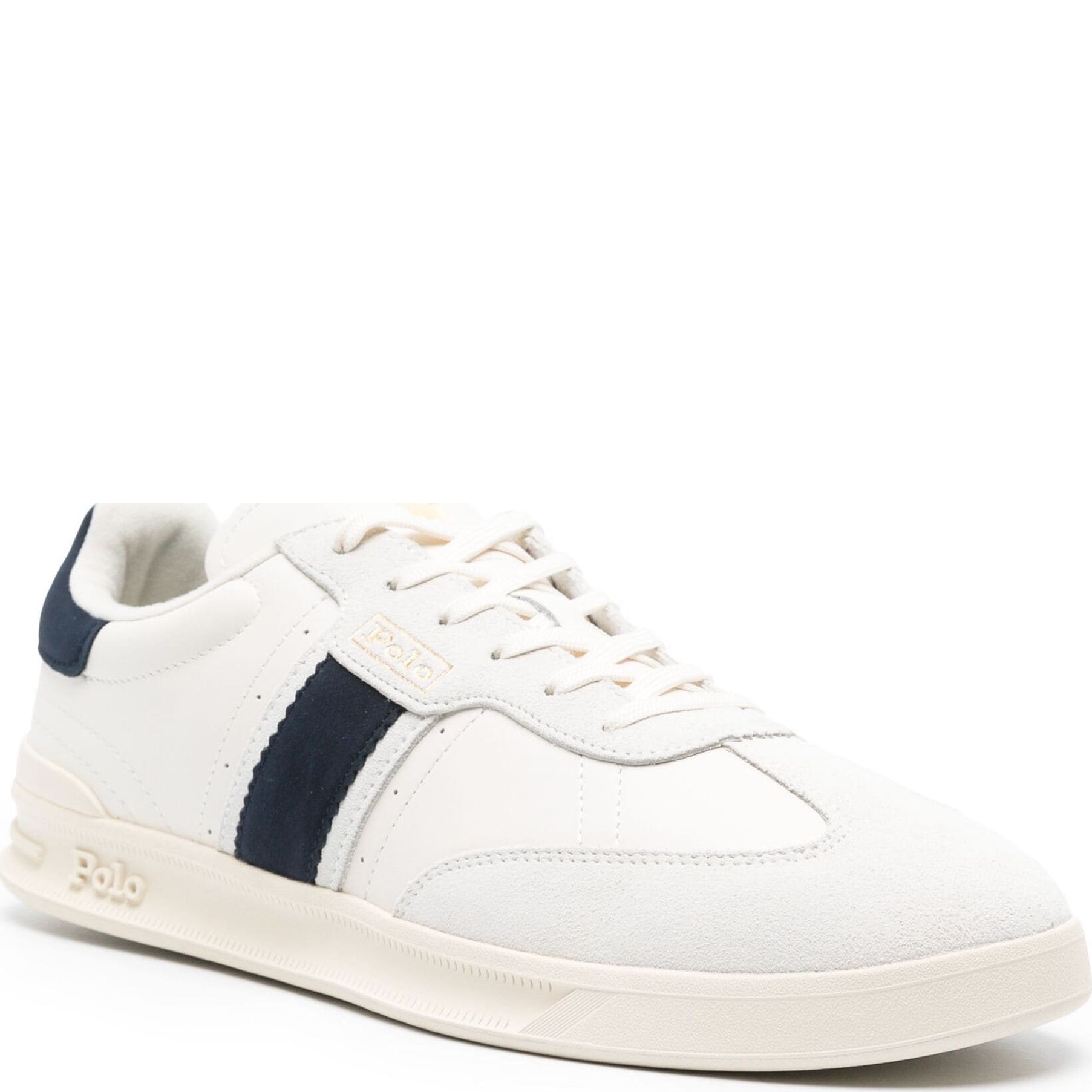 POLO RALPH LAUREN Laisvalaikio bateliai vyrams, Balta, Low top lace sneakers 1