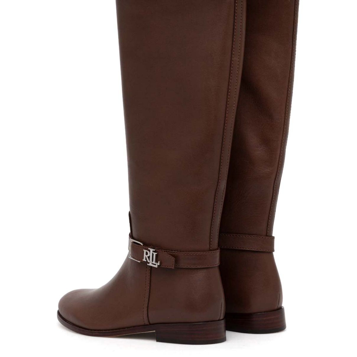 LAUREN RALPH LAUREN Auliniai moterims, Ruda, Brooke tall boots tall boot 3