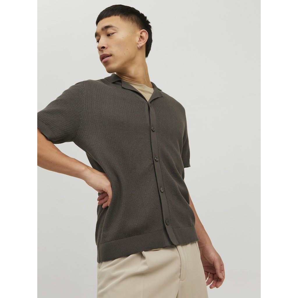 JACK & JONES Megztinis vyrams, Pilka, JPRBLAWOODY KNI 4