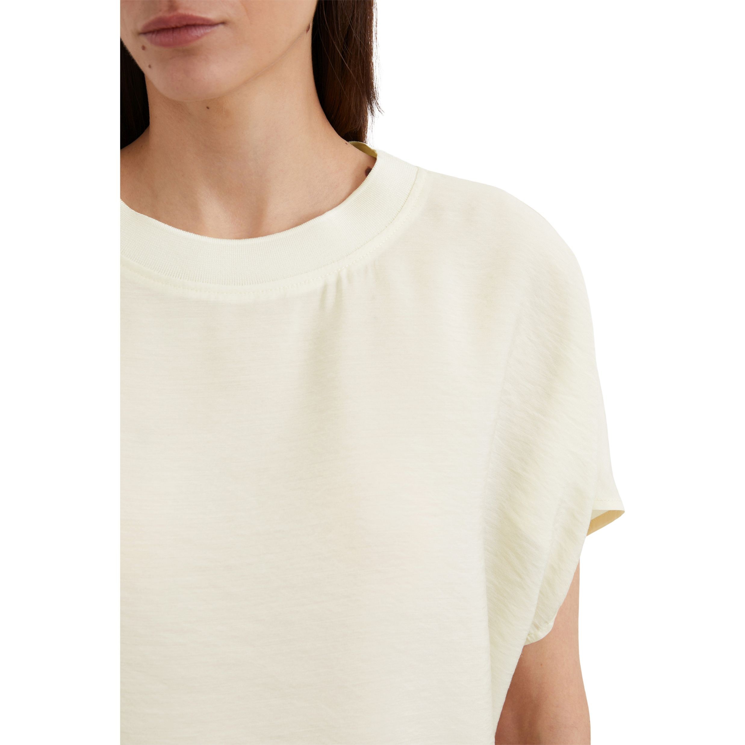 MARC O'POLO Marškinėliai trump. rankovėmis moterims, Smėlio, Tshirts sh M03111841007 4