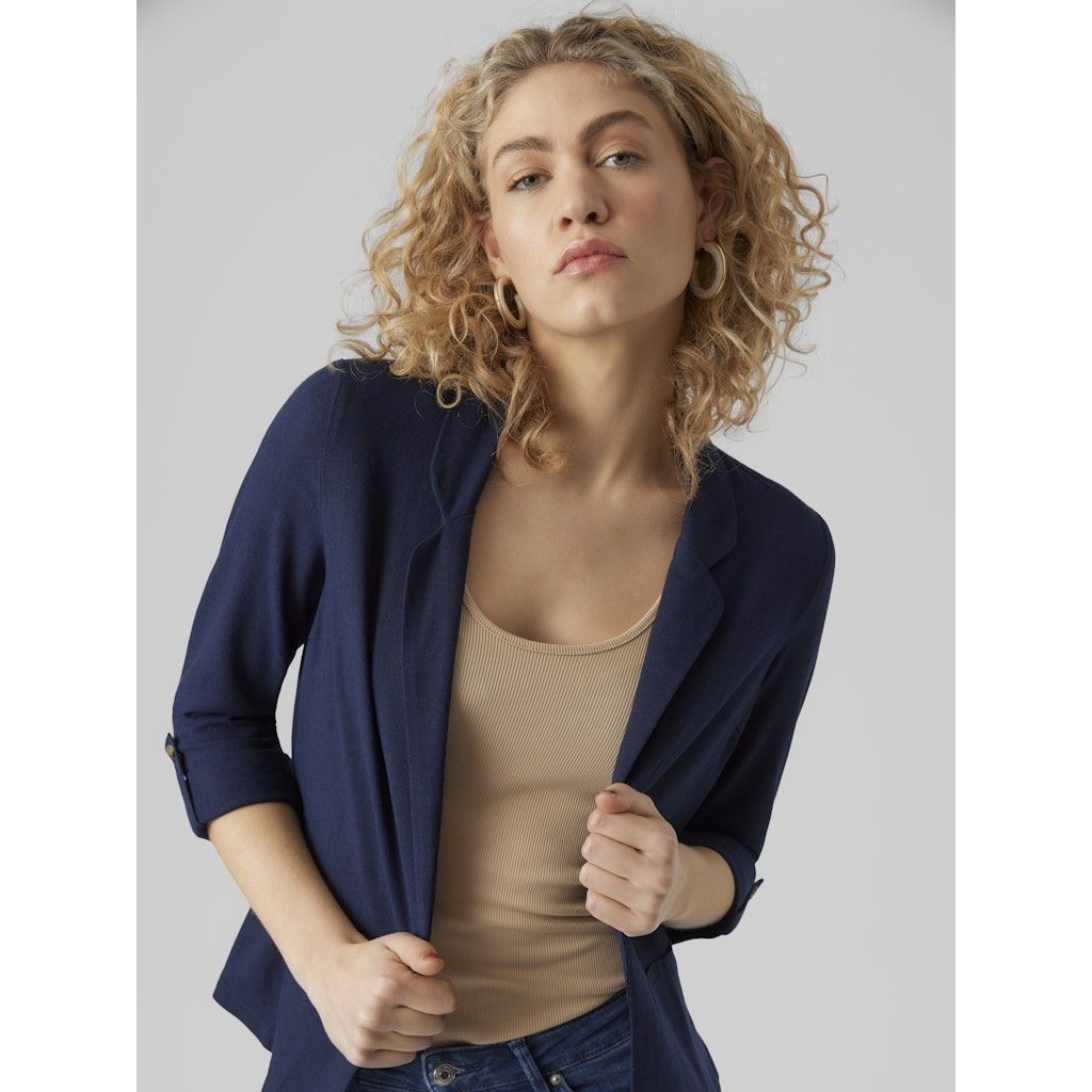 VERO MODA Švarkas moterims, Mėlyna, Vmjesmilo blazers 4