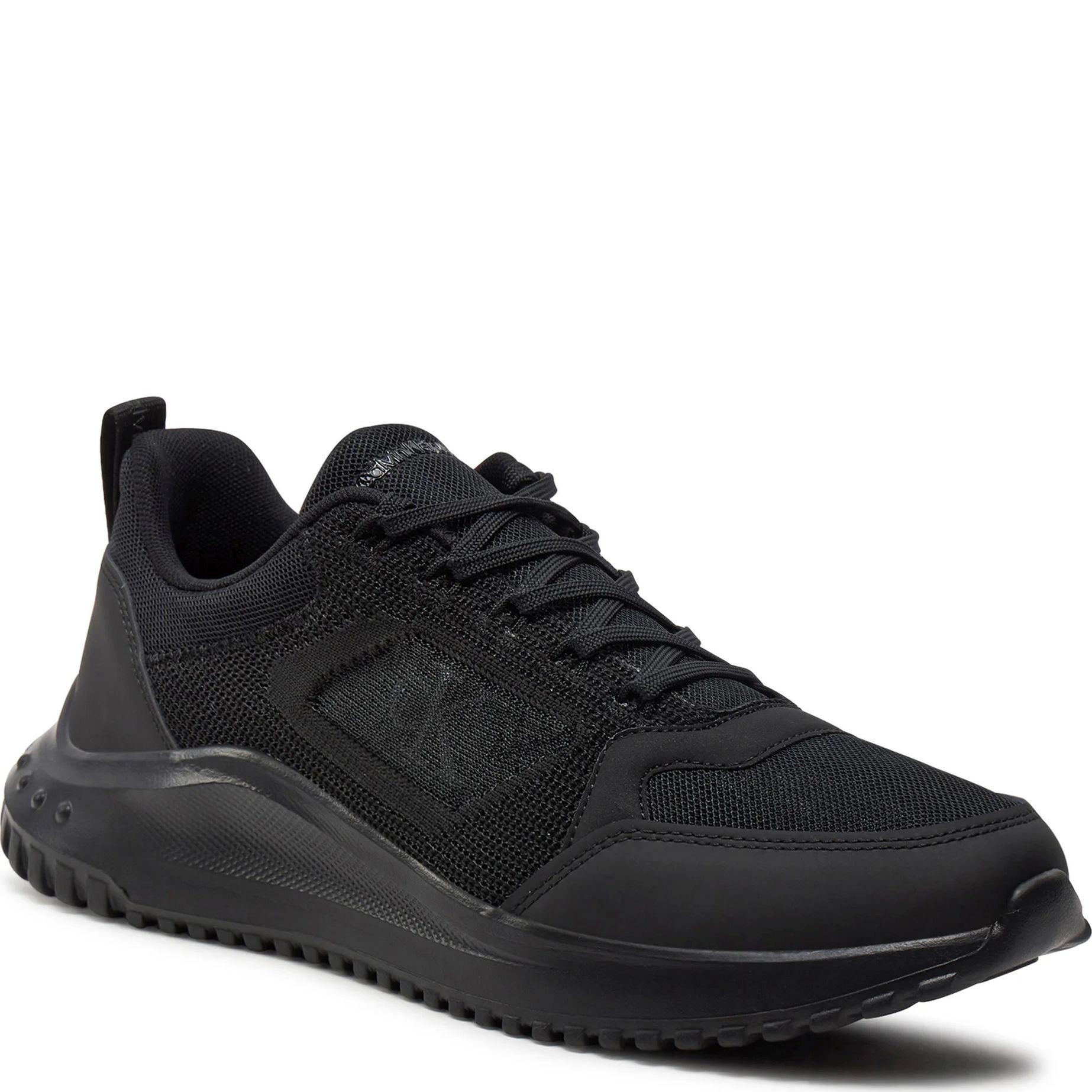 CALVIN KLEIN JEANS Laisvalaikio bateliai vyrams, Juoda, Runner low mix leisure 1