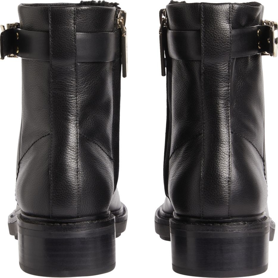 CALVIN KLEIN Aulinukai moterims, Juoda, RUBBER SOLE ANKLE BOOT HW 3