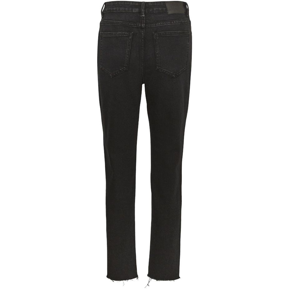 VERO MODA Tiesūs džinsai moterims, Juoda, VMBRENDA HR STRAIGHT 2