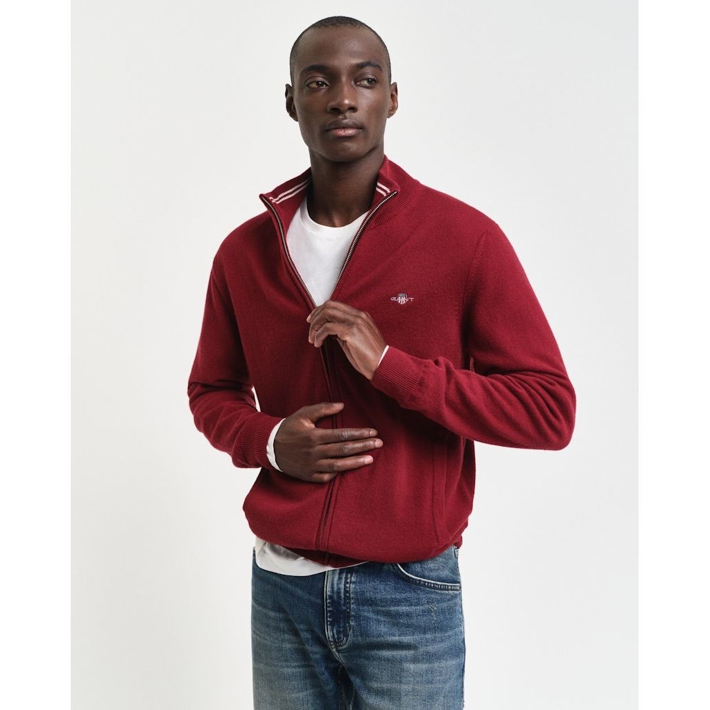 GANT Džemperis vyrams, Raudona, Superfine lambswool jumper 2