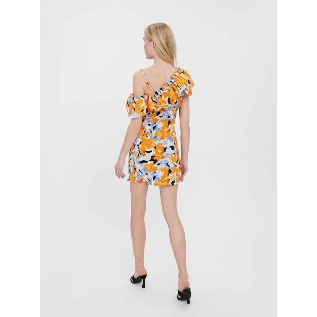 VERO MODA Mini suknelė moterims, Balta, VMNALA O/S SHORT DRES 4