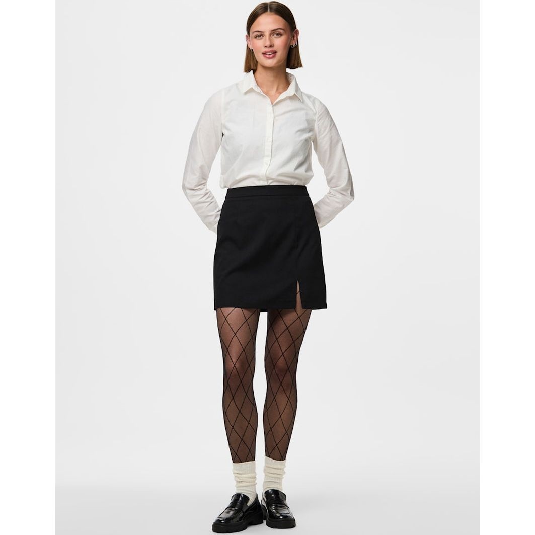 PIECES Pėdkelnės moterims, Juoda, Rabine tights 5