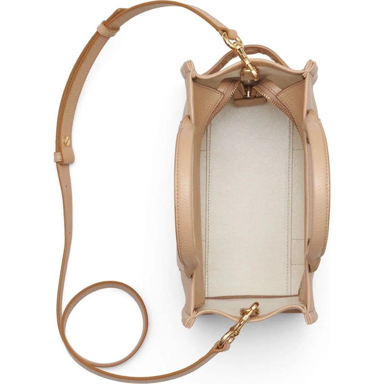 MARC JACOBS Pirkinių krepšys moterims, Ruda, The small tote 4