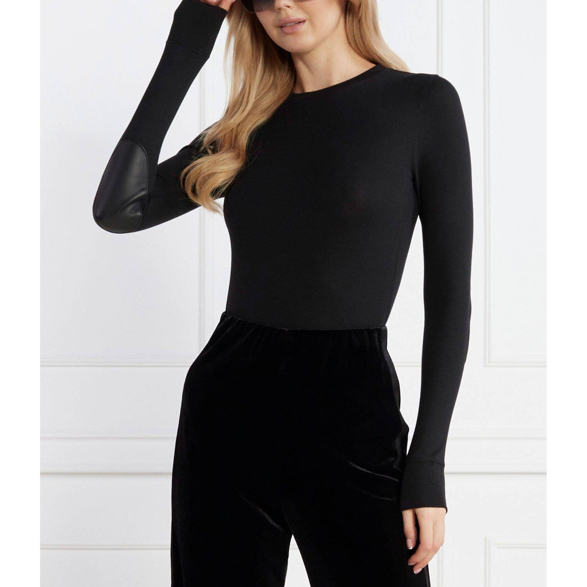 POLO RALPH LAUREN Sportinis nertinis moterims, Juoda, Long sleeve pullover 1