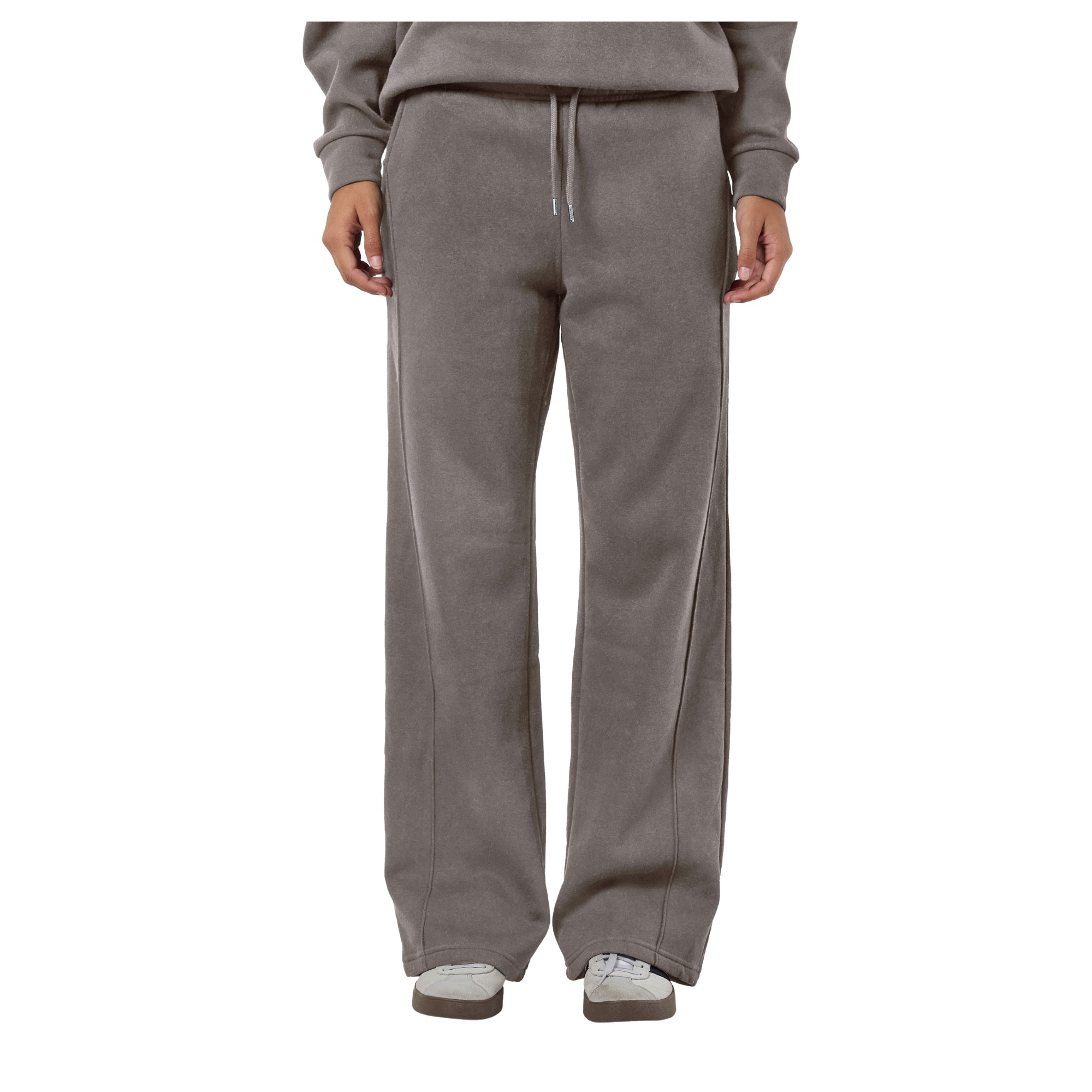 NOISY MAY Laisvalaikio kelnės moterims, Gray, Alden sweatpants 2