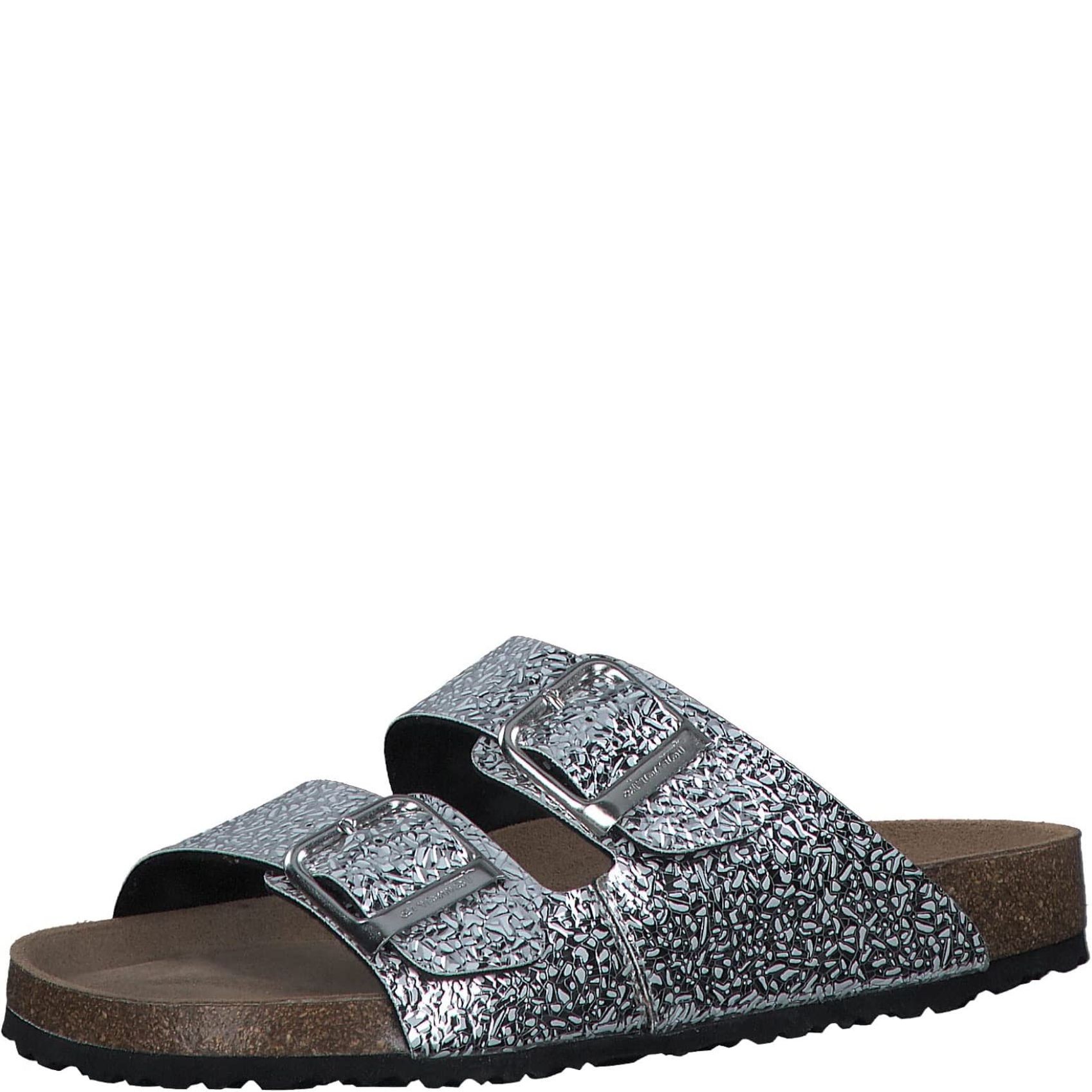 TAMARIS Šlepetės moterims, Sidabrinė, SLIPPERS 4