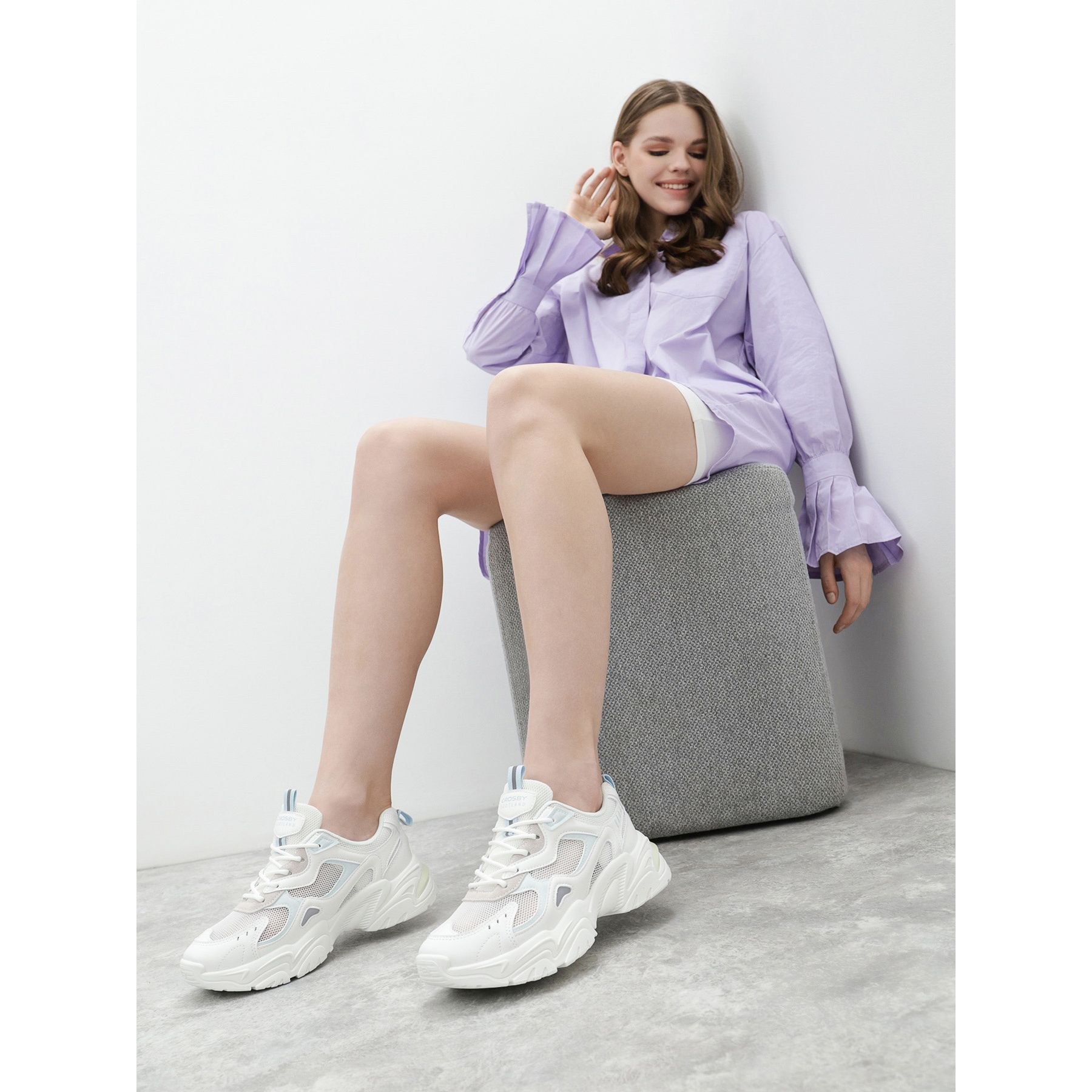 NEOMOOD Sportbačiai moterims, Balta, Sneakers 6