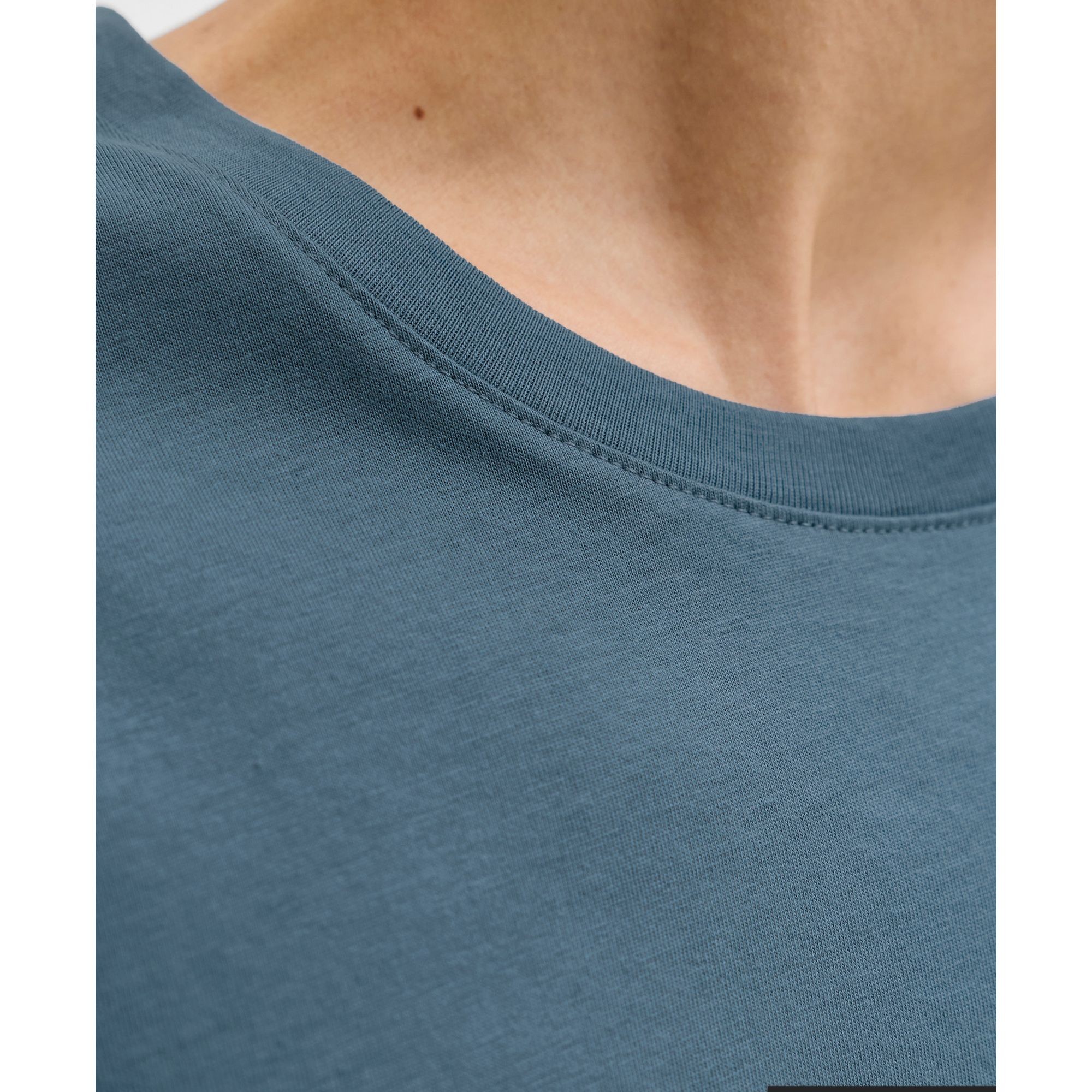 JACK & JONES Marškinėliai vyrams, Mėlyna, Organic basic 5