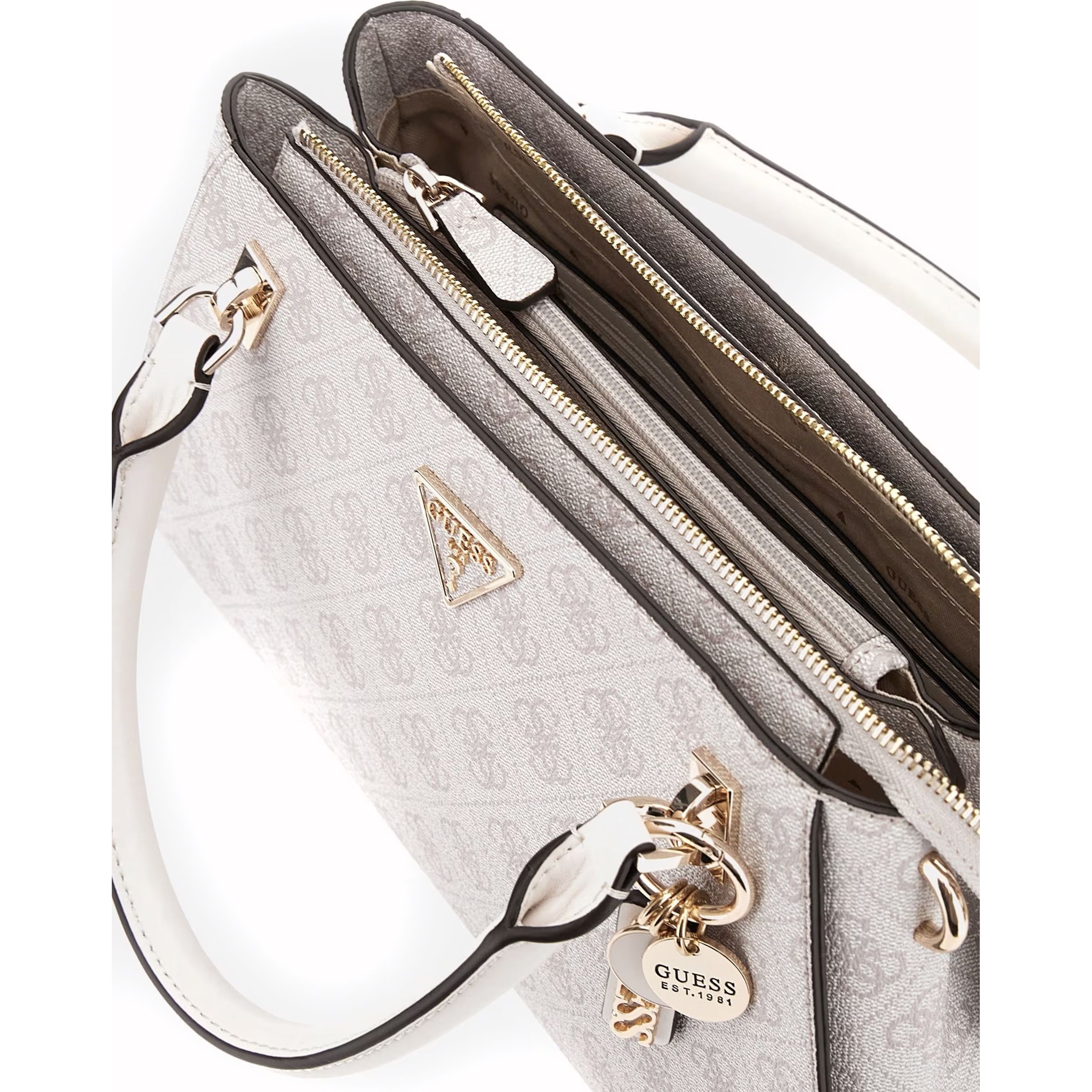 GUESS Rankinė moterims, Smėlio, Noelle luxury satchel 3