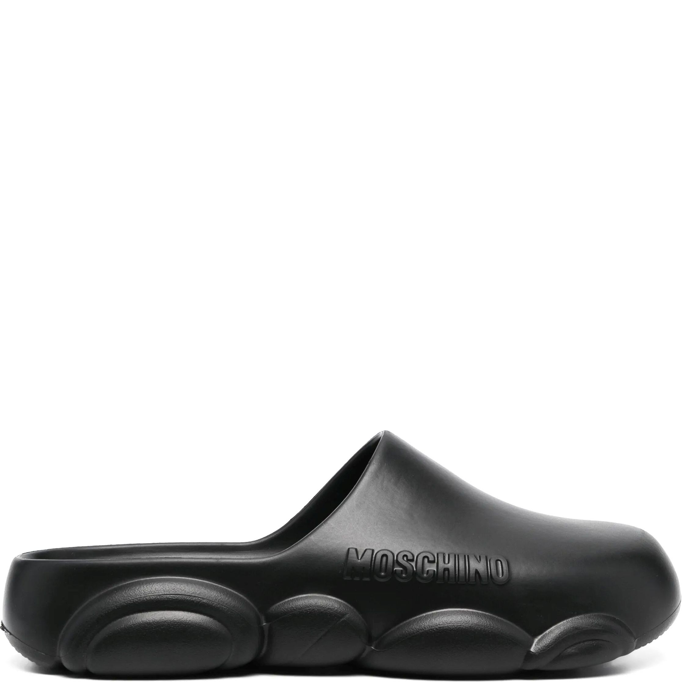 MOSCHINO Klumpės vyrams, Juoda, Mules 2