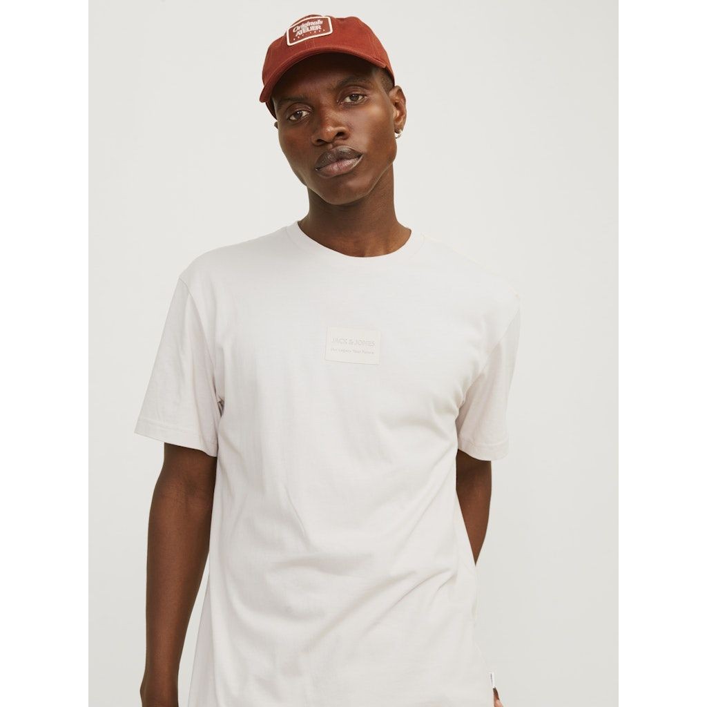 JACK & JONES Marškinėliai vyrams, Smėlio, Hak kai tee 5