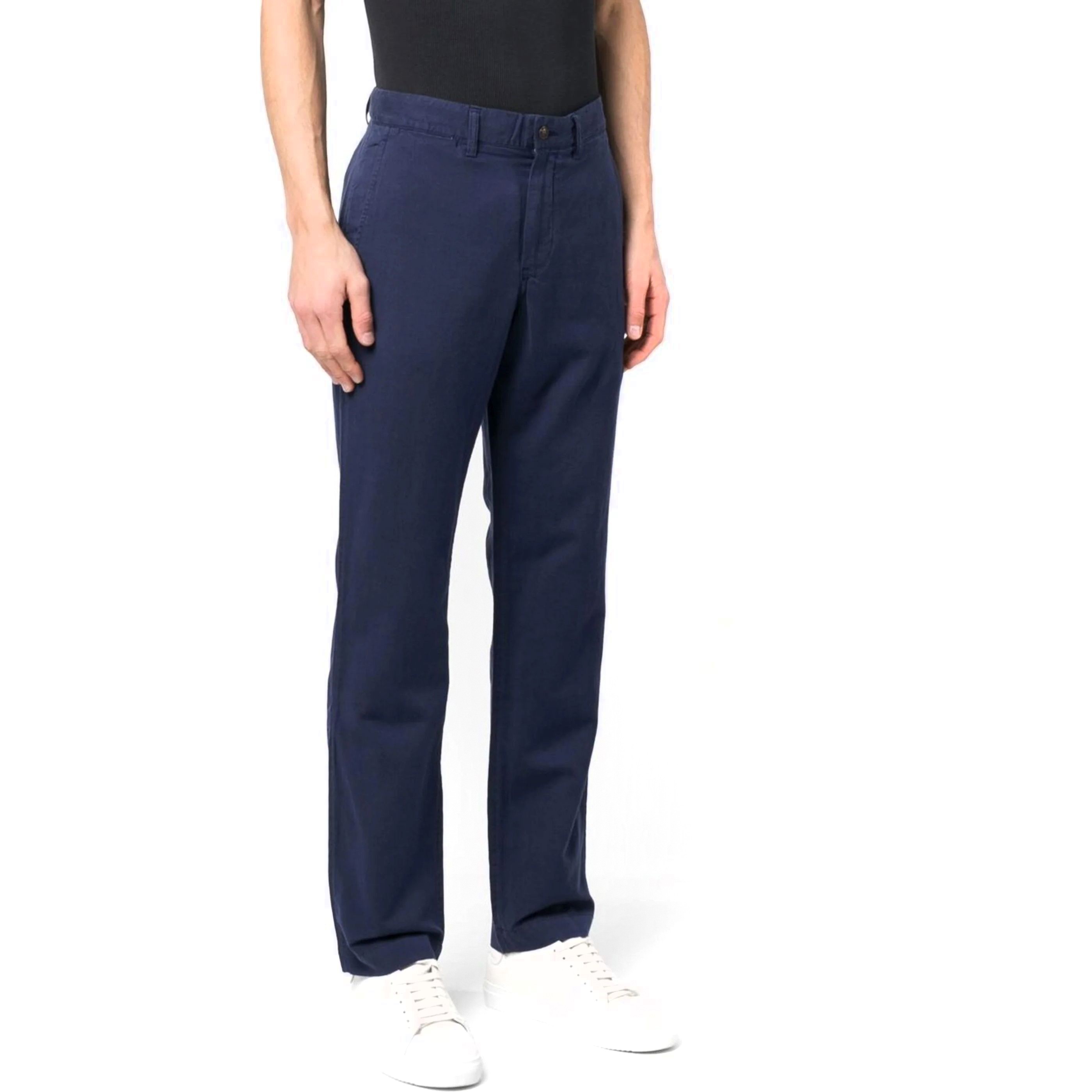 POLO RALPH LAUREN Laisvalaikio kelnės vyrams, Mėlyna, Flat front pant 2
