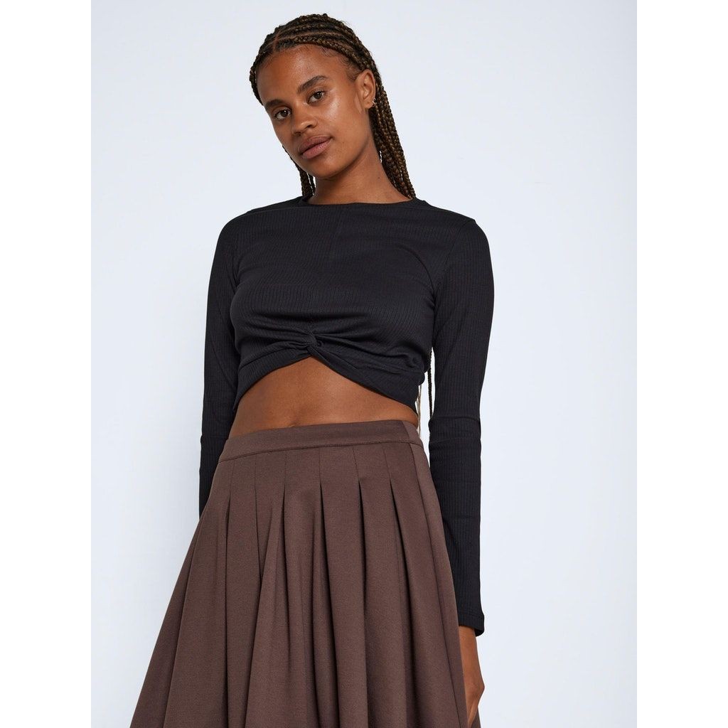 NOISY MAY Palaidinės moterims, Juoda, NMDRAKEY TWIGGI  L/S 6