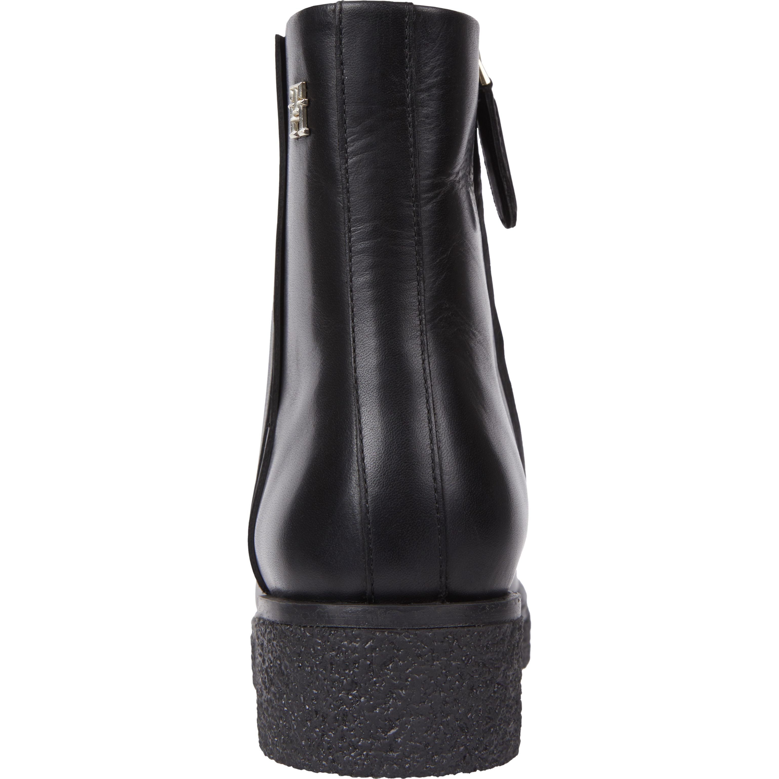 TOMMY HILFIGER Aulinukai moterims, Juoda, Crepe look ankle boot 6