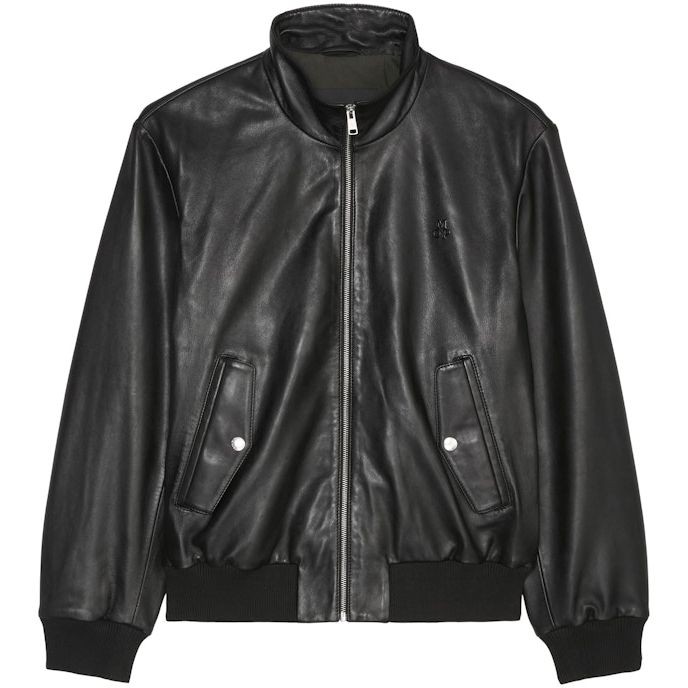 MARC O'POLO Odinė striukė vyrams, Juoda, Lth jct 428700673022