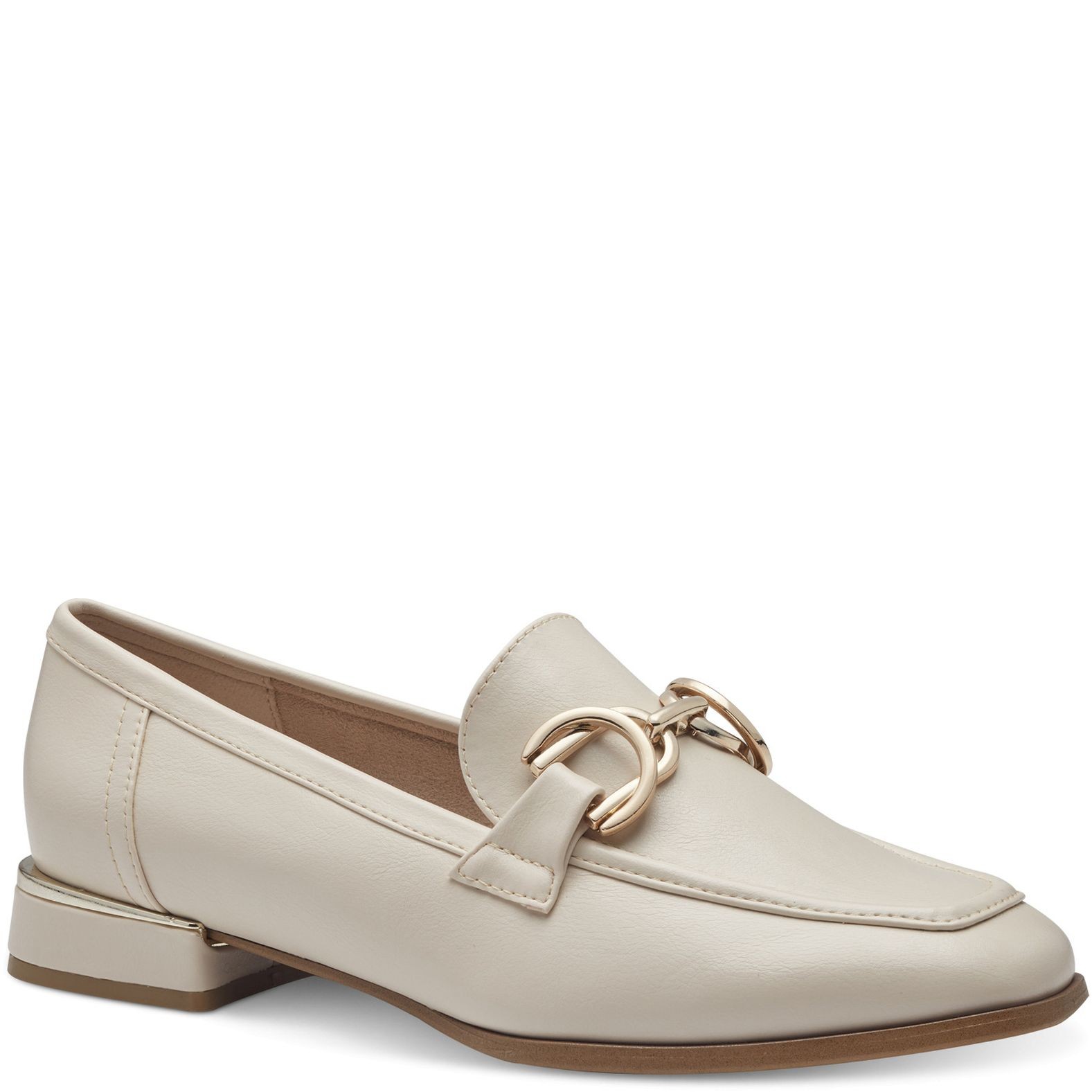 MARCO TOZZI Loaferiai moterims, Smėlio, BIANO 1