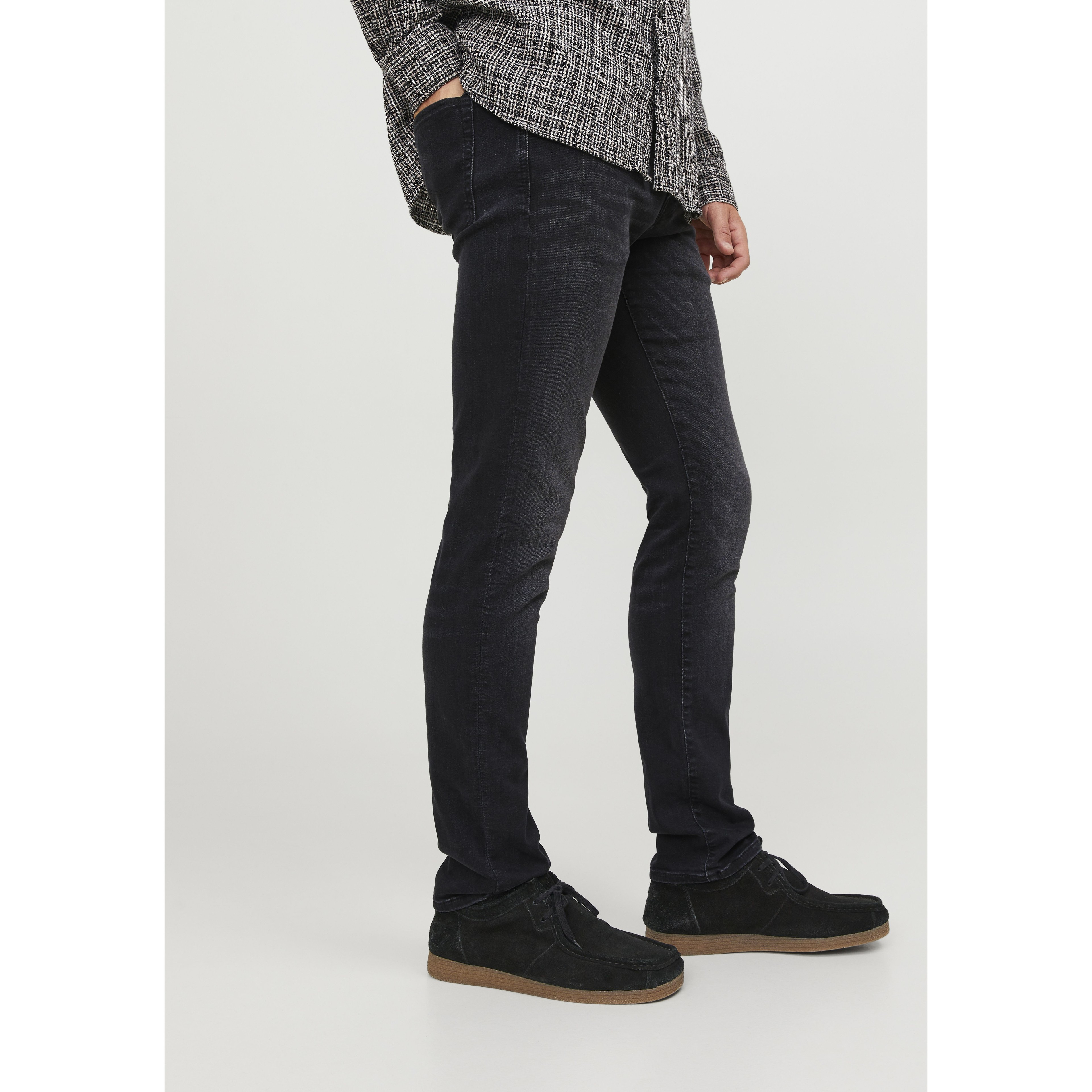 JACK & JONES Slim džinsai vyrams, Juoda, JJIGLENN JJICON JJ 5 2