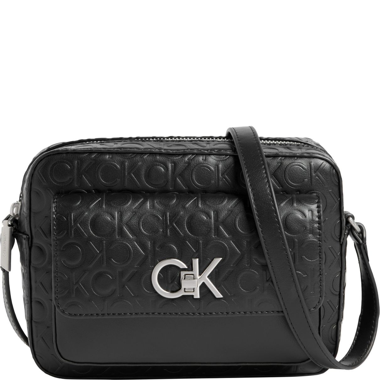 CALVIN KLEIN Rankinė per petį moterims, Juoda, Re-lo camera bag 1