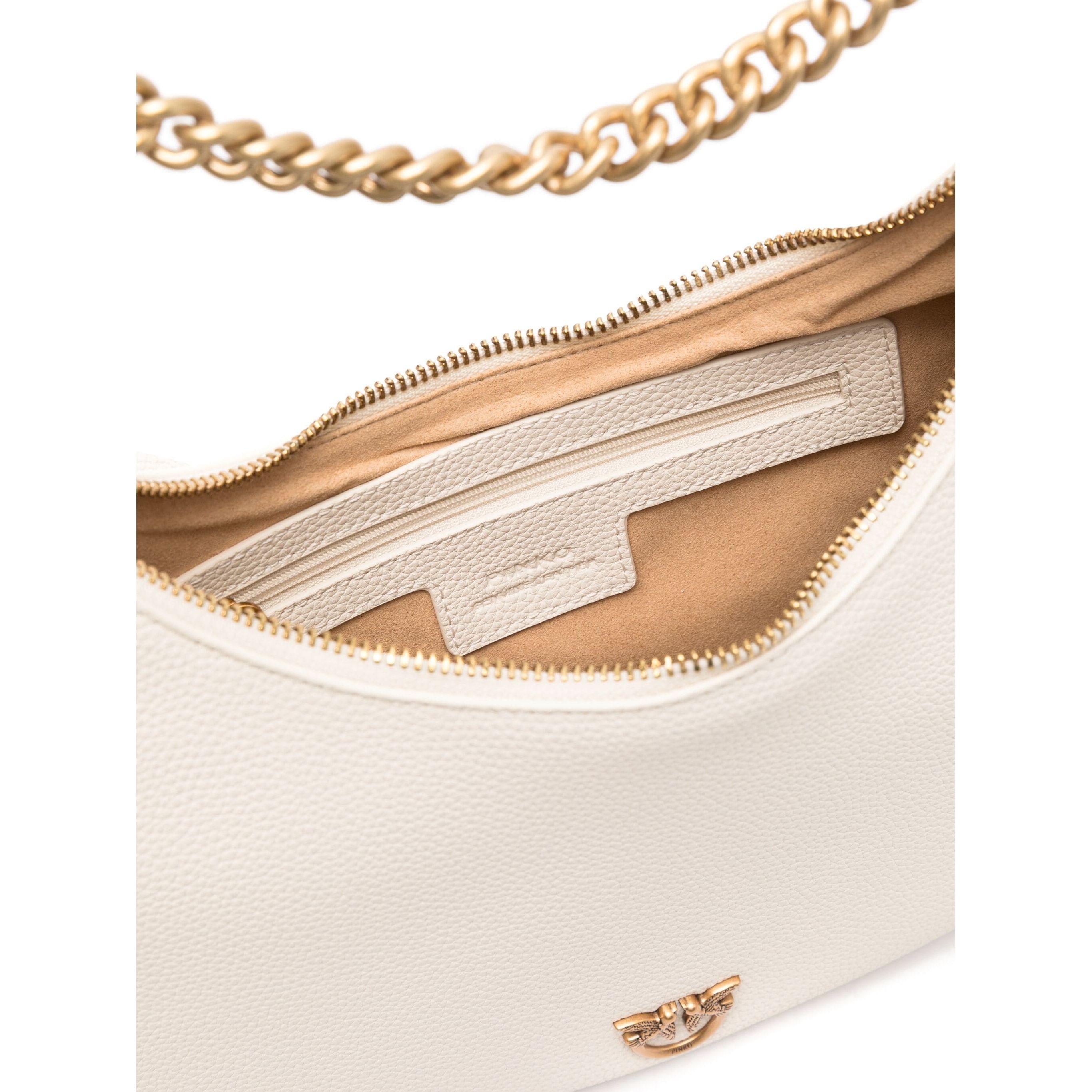 PINKO Rankinė moterims, Balta, Brioche handle bag 4