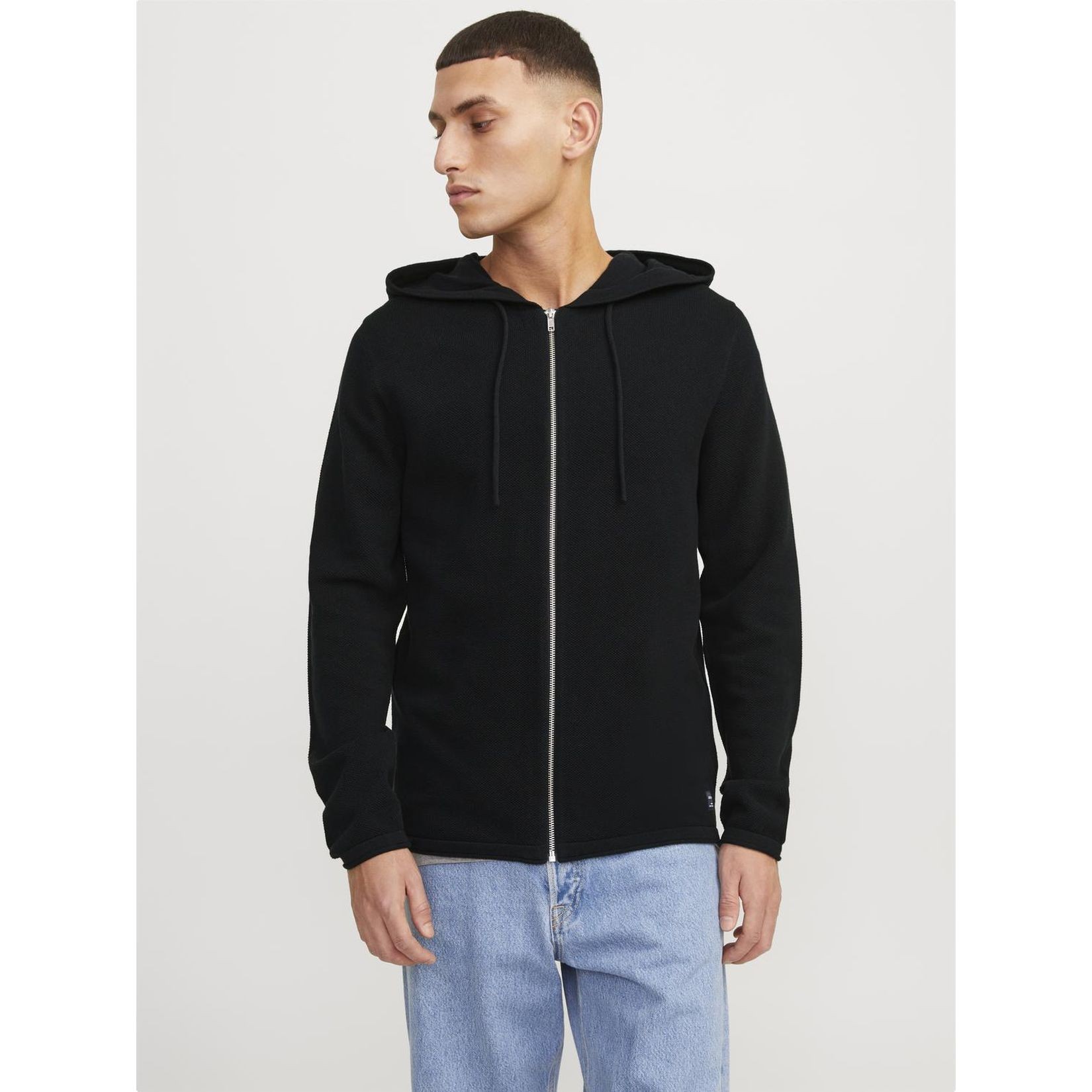 JACK & JONES Megztinis vyrams, Juoda, Megztiniai 3