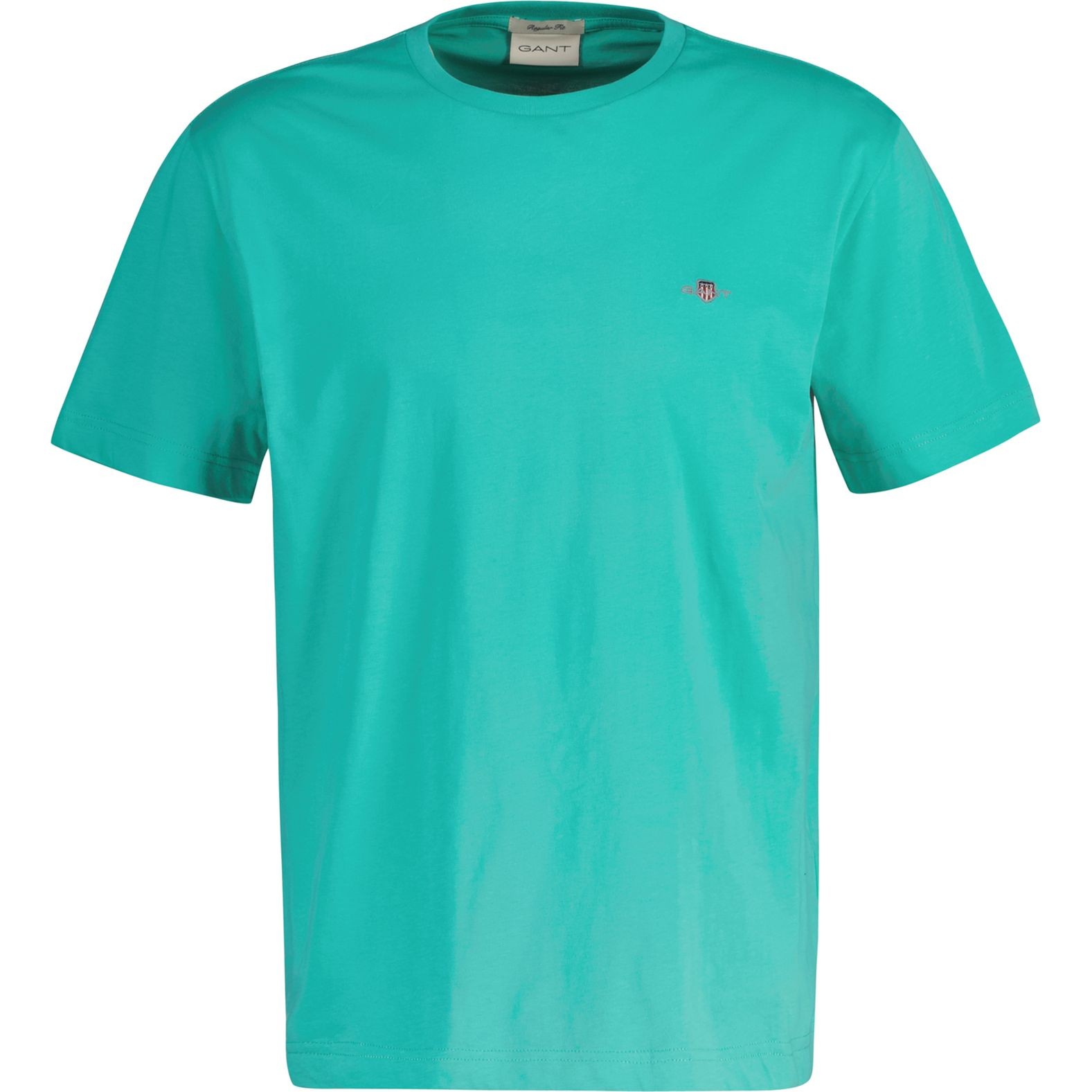 GANT Marškinėliai trump. rankovėmis vyrams, Mėlyna, Reg shield SS t-shirt 1