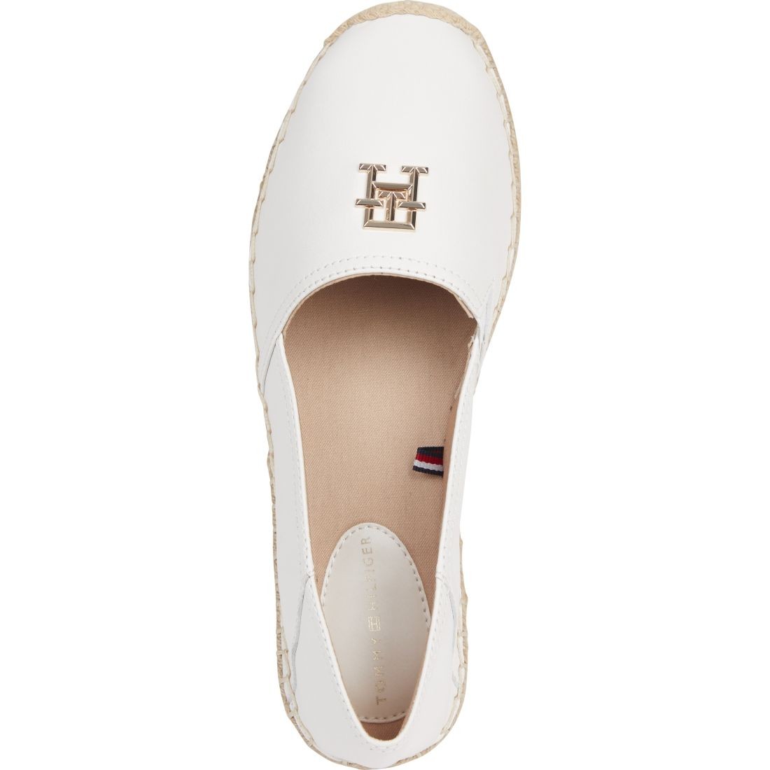 TOMMY HILFIGER Espadrilės moterims, Balta, Essential espadrille 5