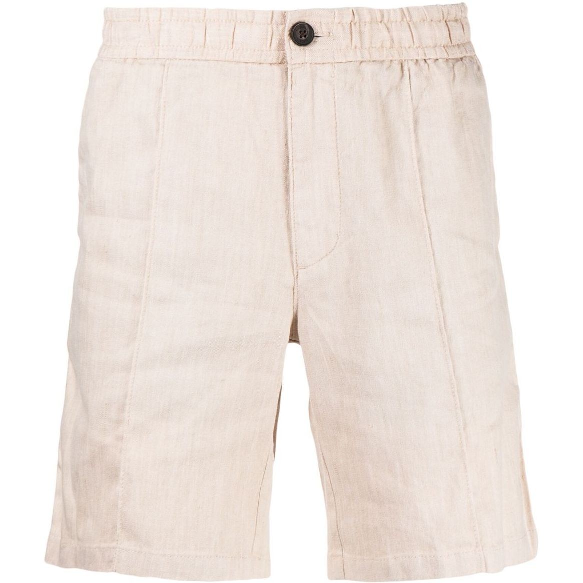MICHAEL KORS Šortai vyrams, Žalia, Linen pintuck short