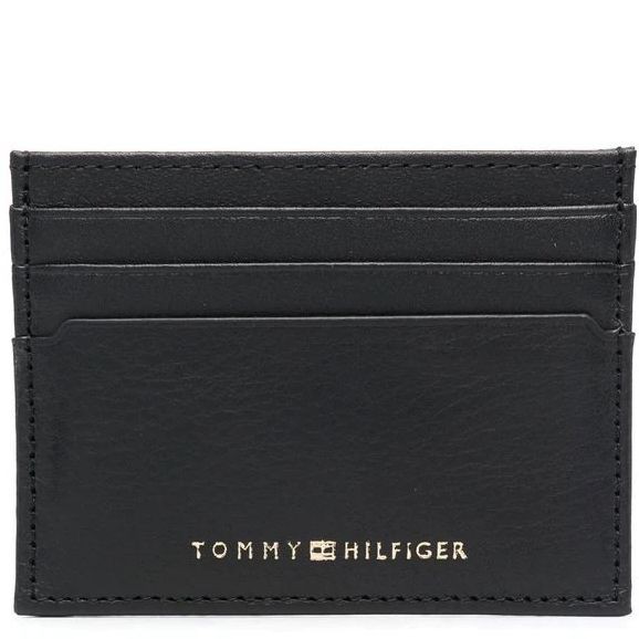 TOMMY HILFIGER Piniginė vyrams, Juoda, TH PREMIUM CC HOLDER 1