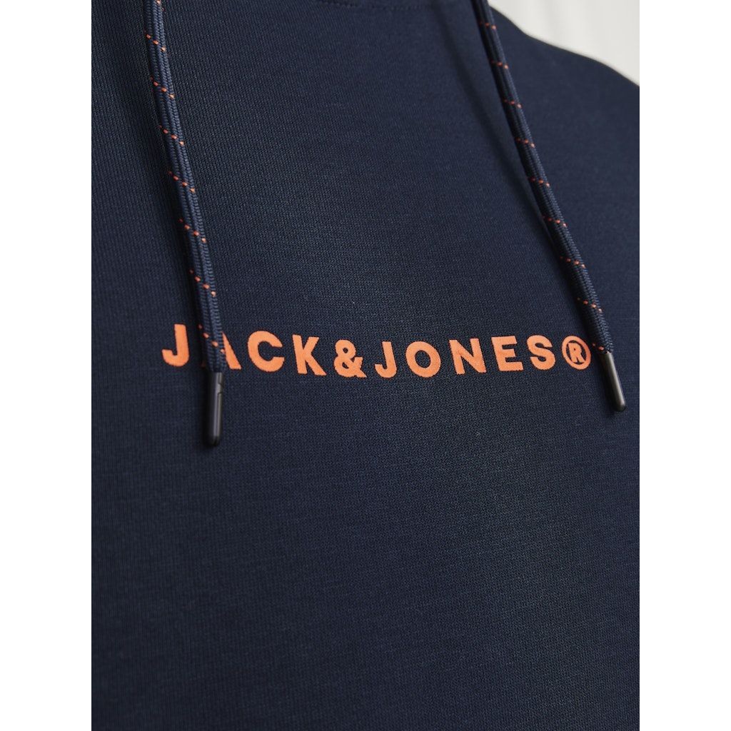 JACK & JONES Džemperis vyrams, Mėlyna, Tree sweat hood 5