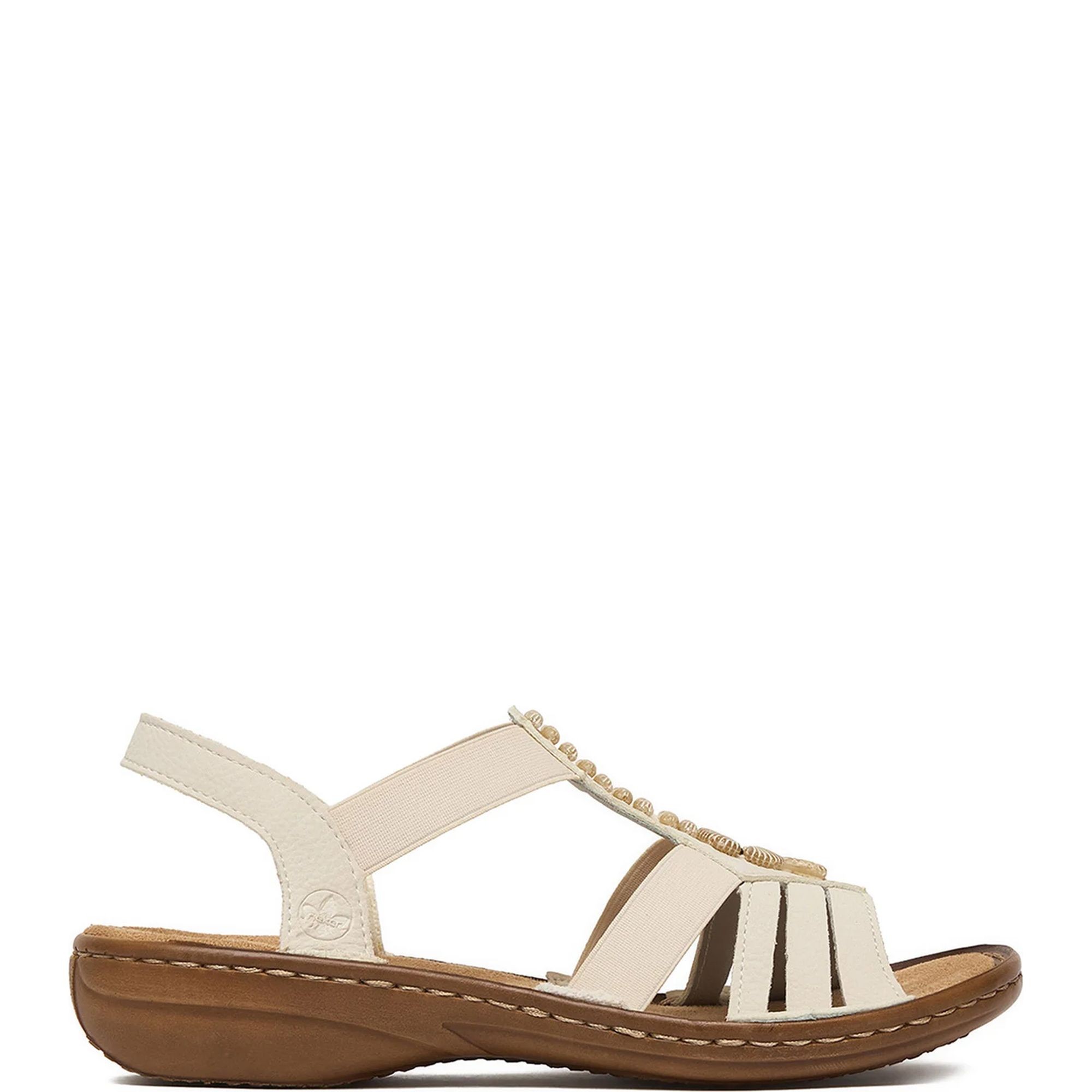 RIEKER Basutės moterims, Balta, Sandals 2