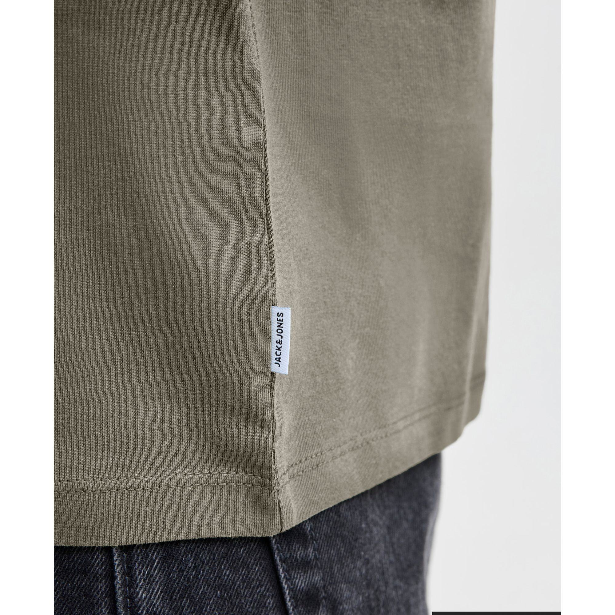 JACK & JONES Marškinėliai vyrams, Pilka, Organic basic 5