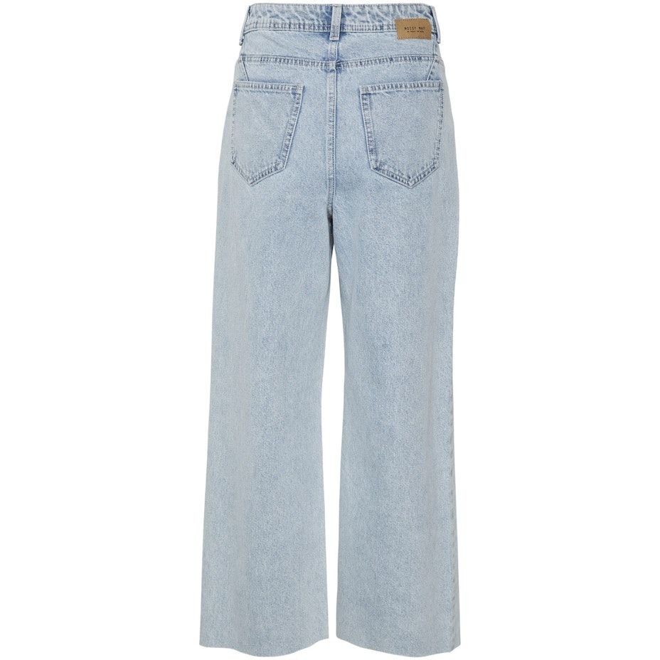 NOISY MAY Tiesūs džinsai moterims, Mėlyna, NMDREW HW WIDE LEG JE 2