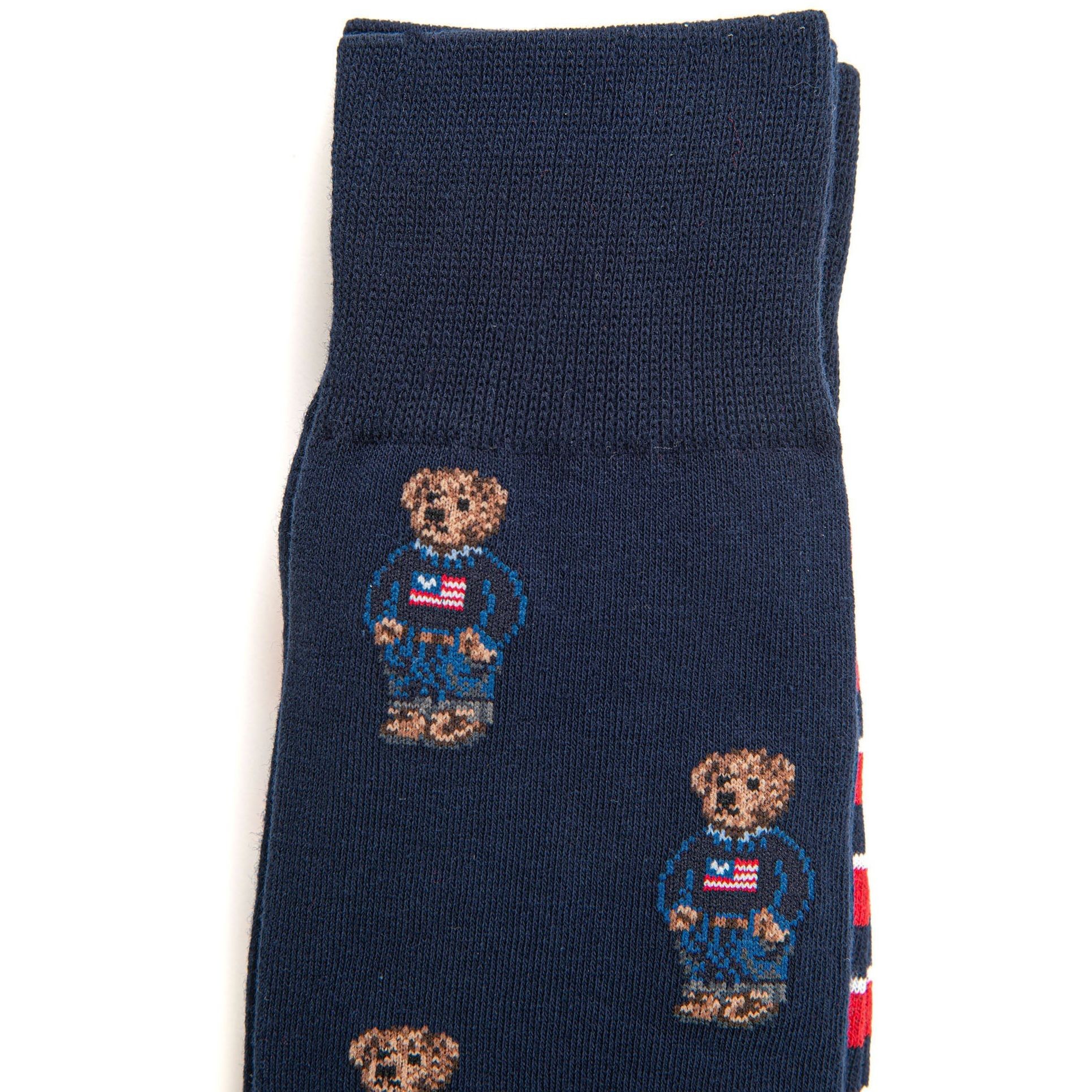 POLO RALPH LAUREN Kojinės vyrams, Marga, 2 pack crew socks 4