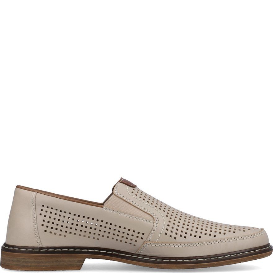 RIEKER Klasikiniai batai vyrams, Smėlio, FORMAL 3