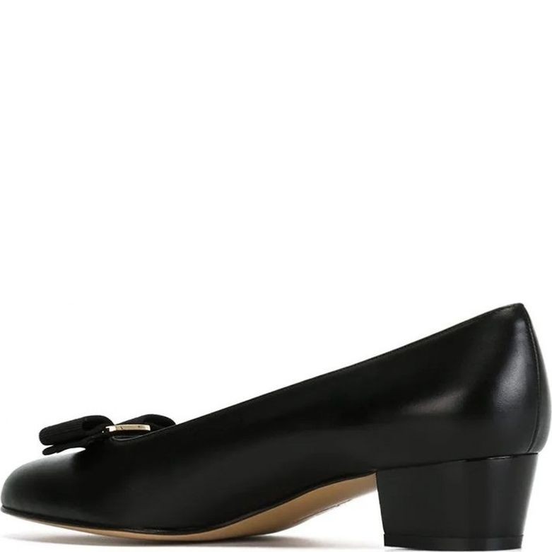 SALVATORE FERRAGAMO Aukštakulniai moterims, Juoda, Vara bow pump 3
