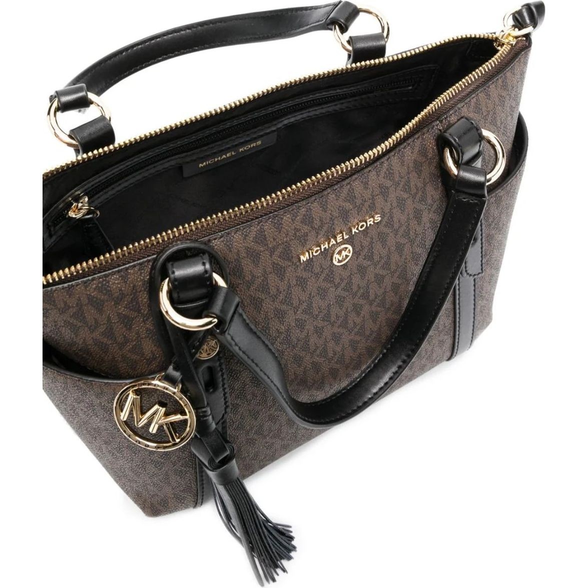 MICHAEL KORS Pirkinių krepšys moterims, Ruda, SM conv top-zip tote 4