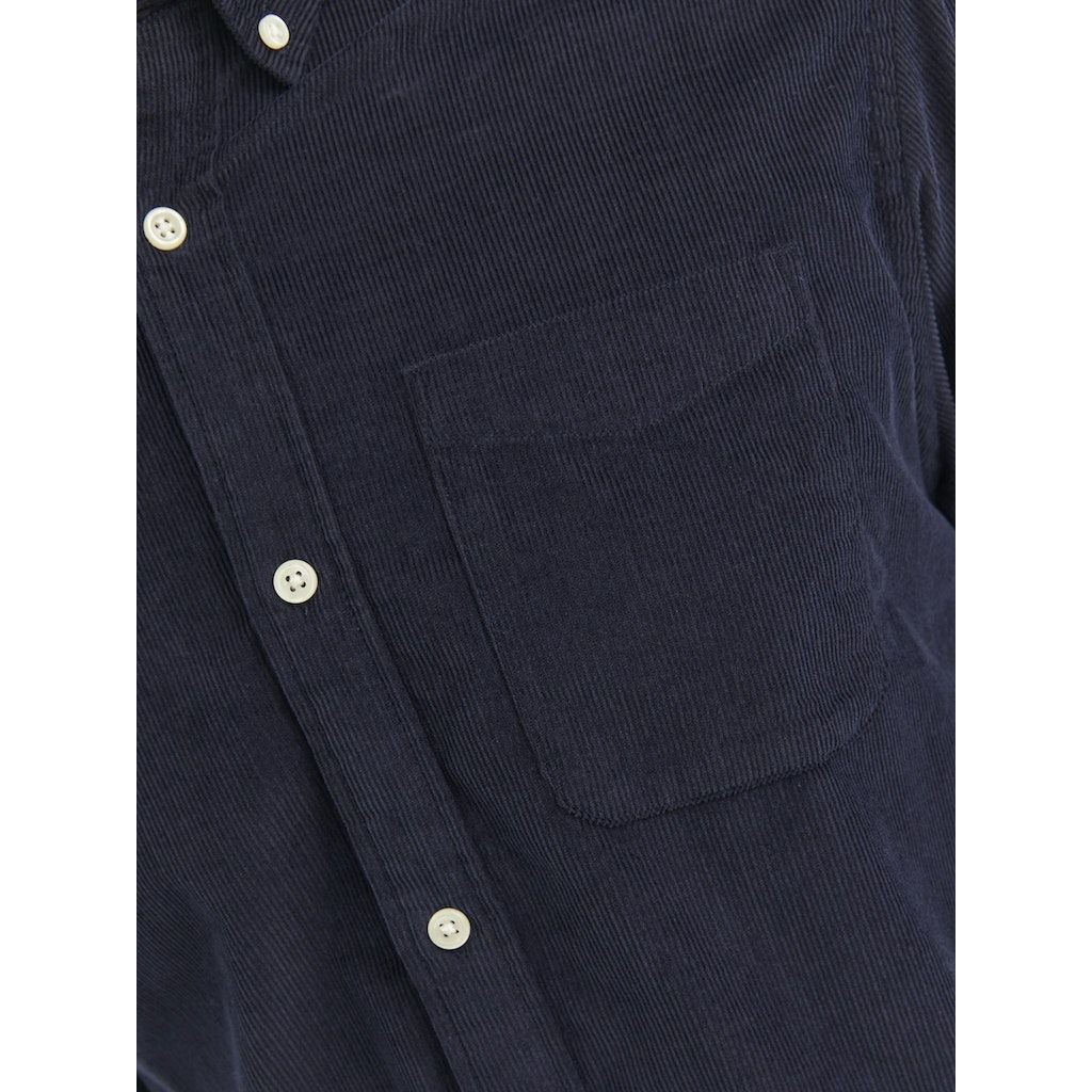 JACK & JONES Marškiniai ilgomis rankovėmis vyrams, Mėlyna, Classic cord shirt 6