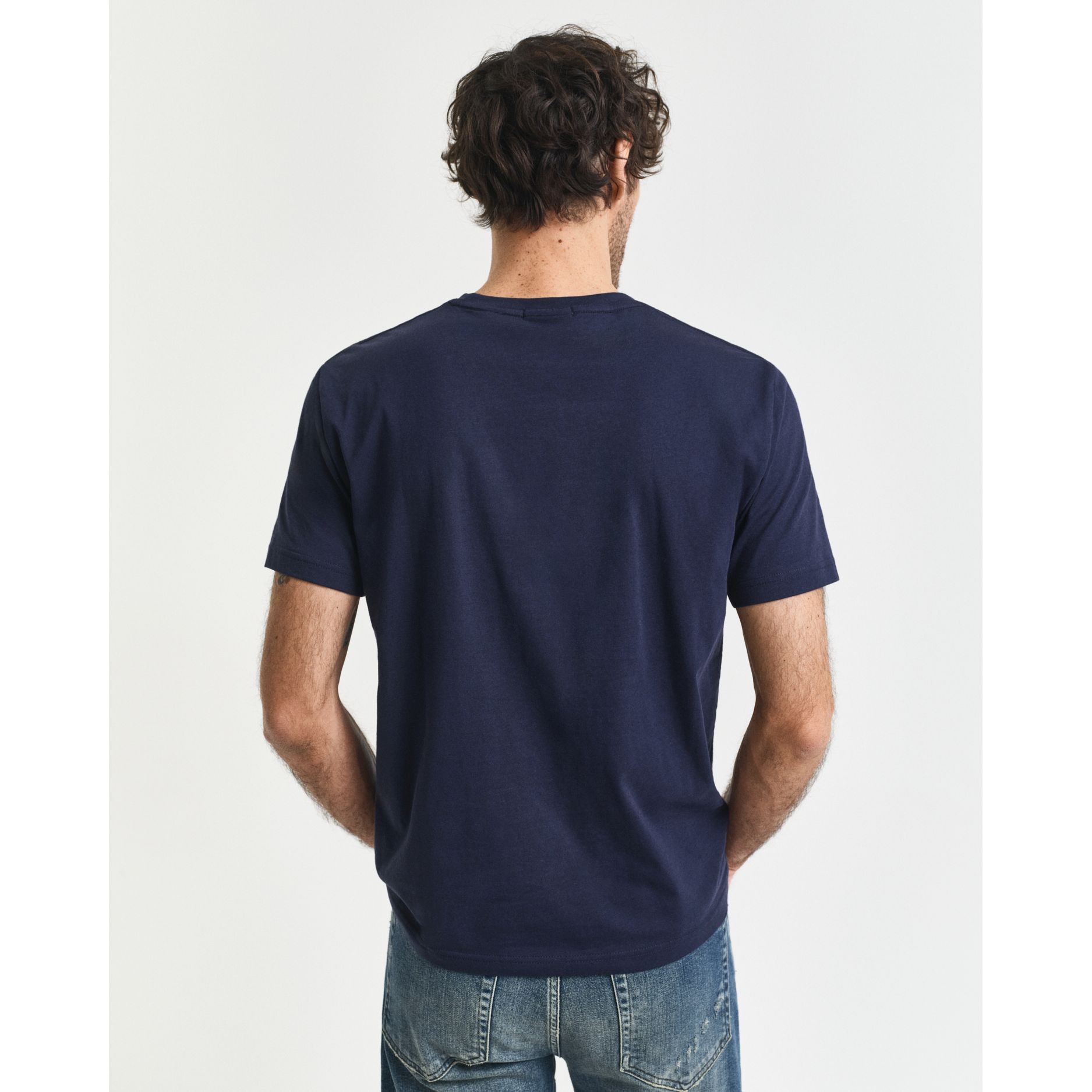 GANT Marškinėliai vyrams, Mėlyna 3