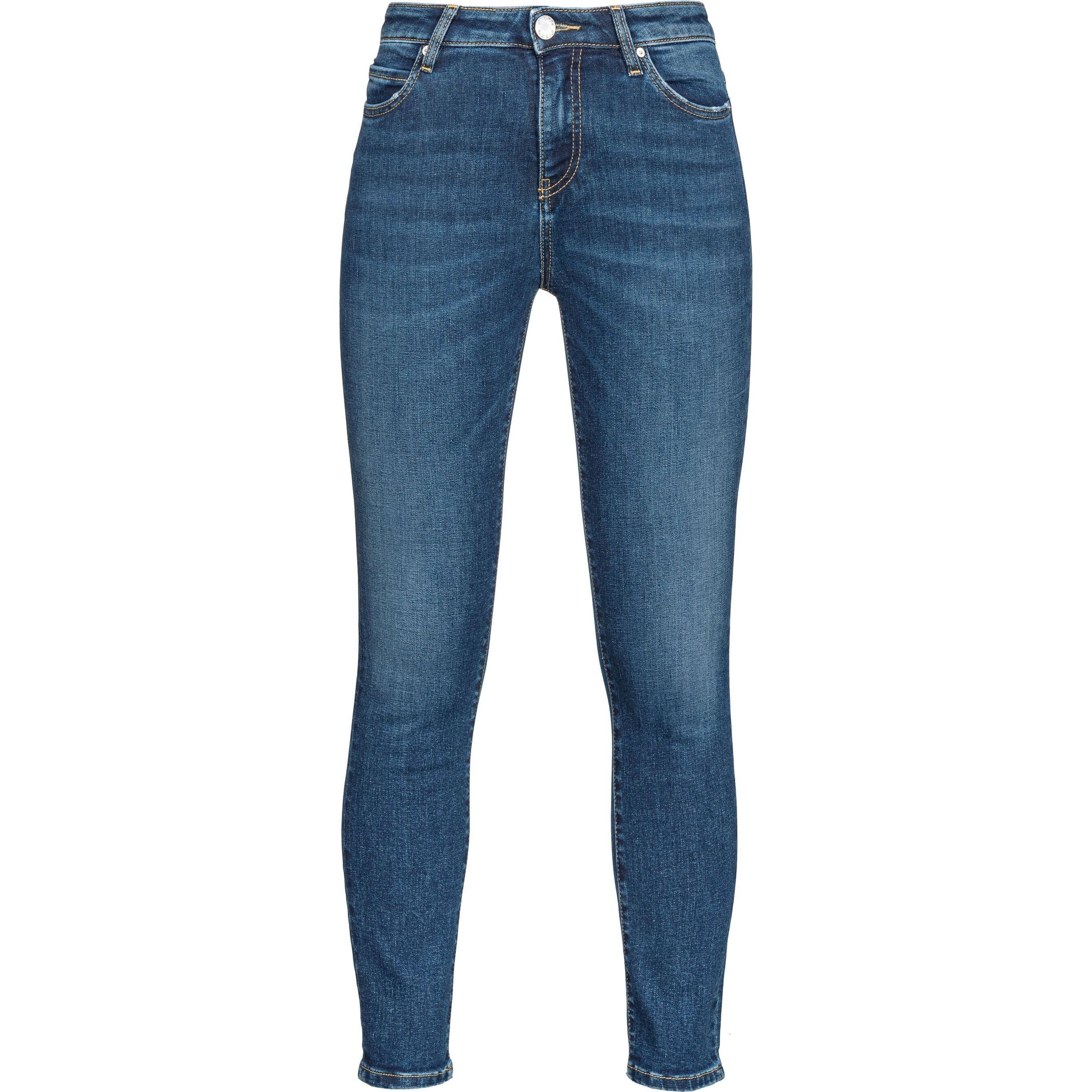 PINKO Slim džinsai moterims, Mėlyna, Sabrina cotton-blend jeans 1