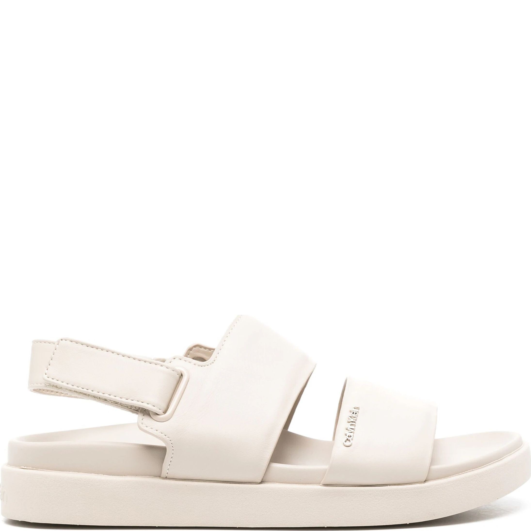 CALVIN KLEIN Basutės moterims, Smėlio, Flat sandal 2
