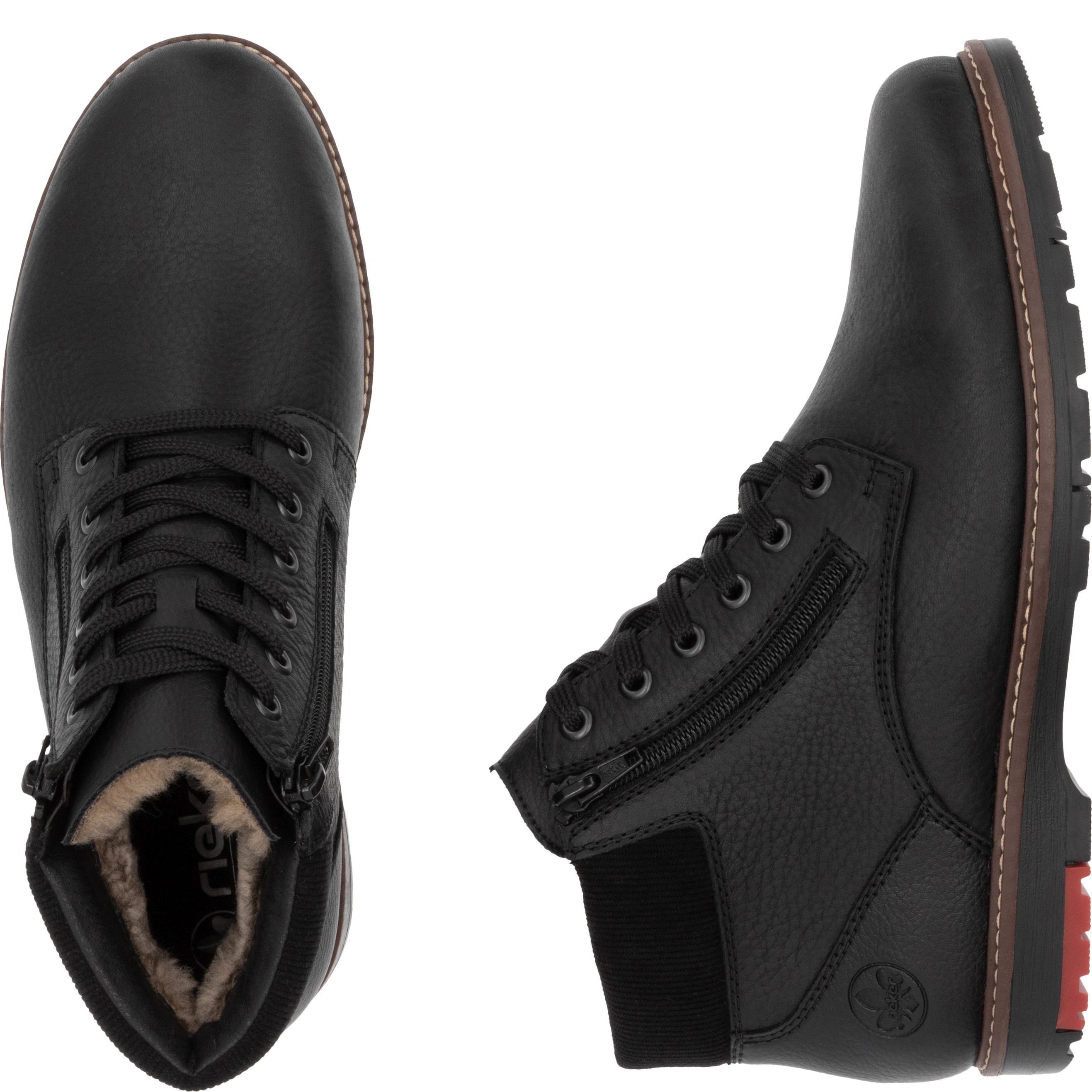 RIEKER Aulinukai vyrams, Juoda, Men's boots 11