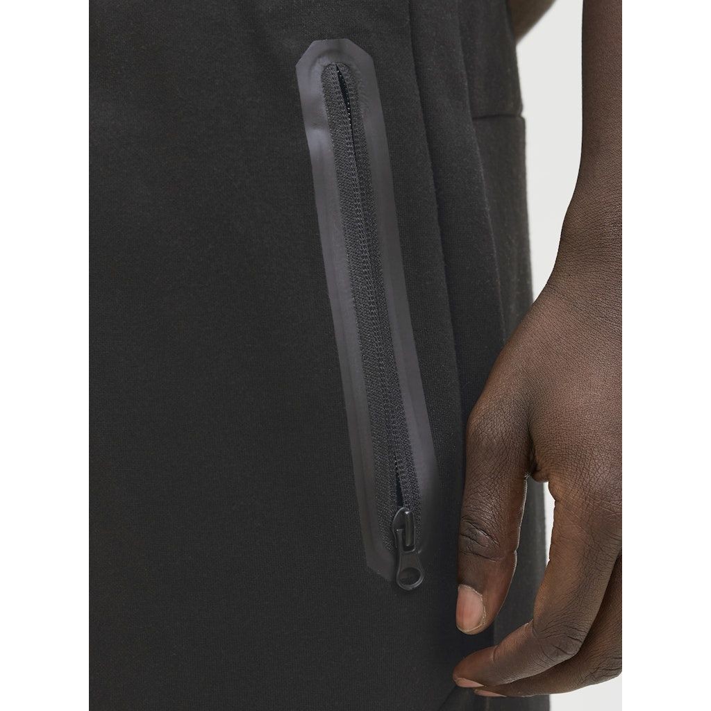 JACK & JONES Šortai vyrams, Juoda, Gordon fusion sweat shorts 8